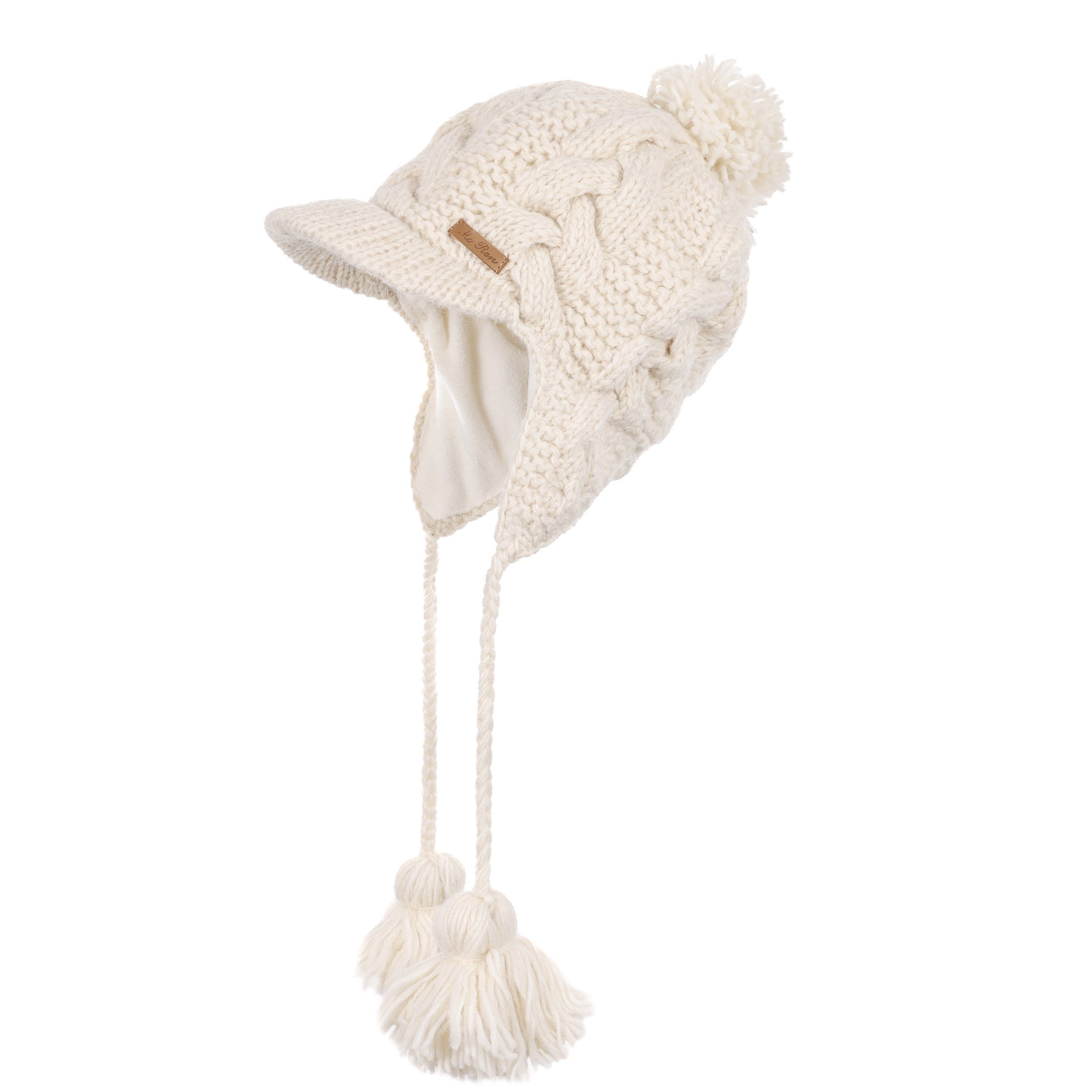 McRon Strickmütze Wollmütze Modell Susi gefüttert mit Fleece günstig online kaufen