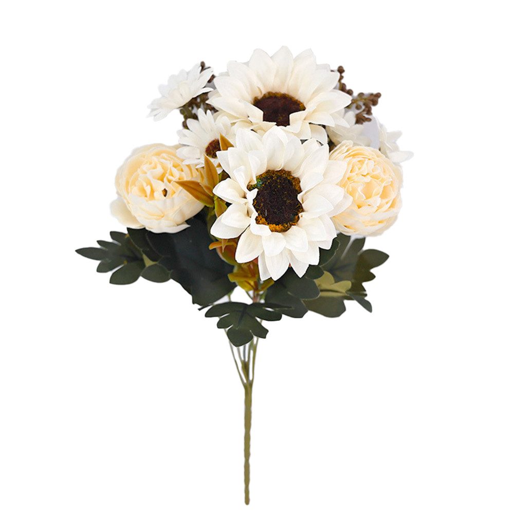 Kunstblumenstrauß 2 Stück Künstliche Chrysanthemen Herbstdeko günstig online kaufen