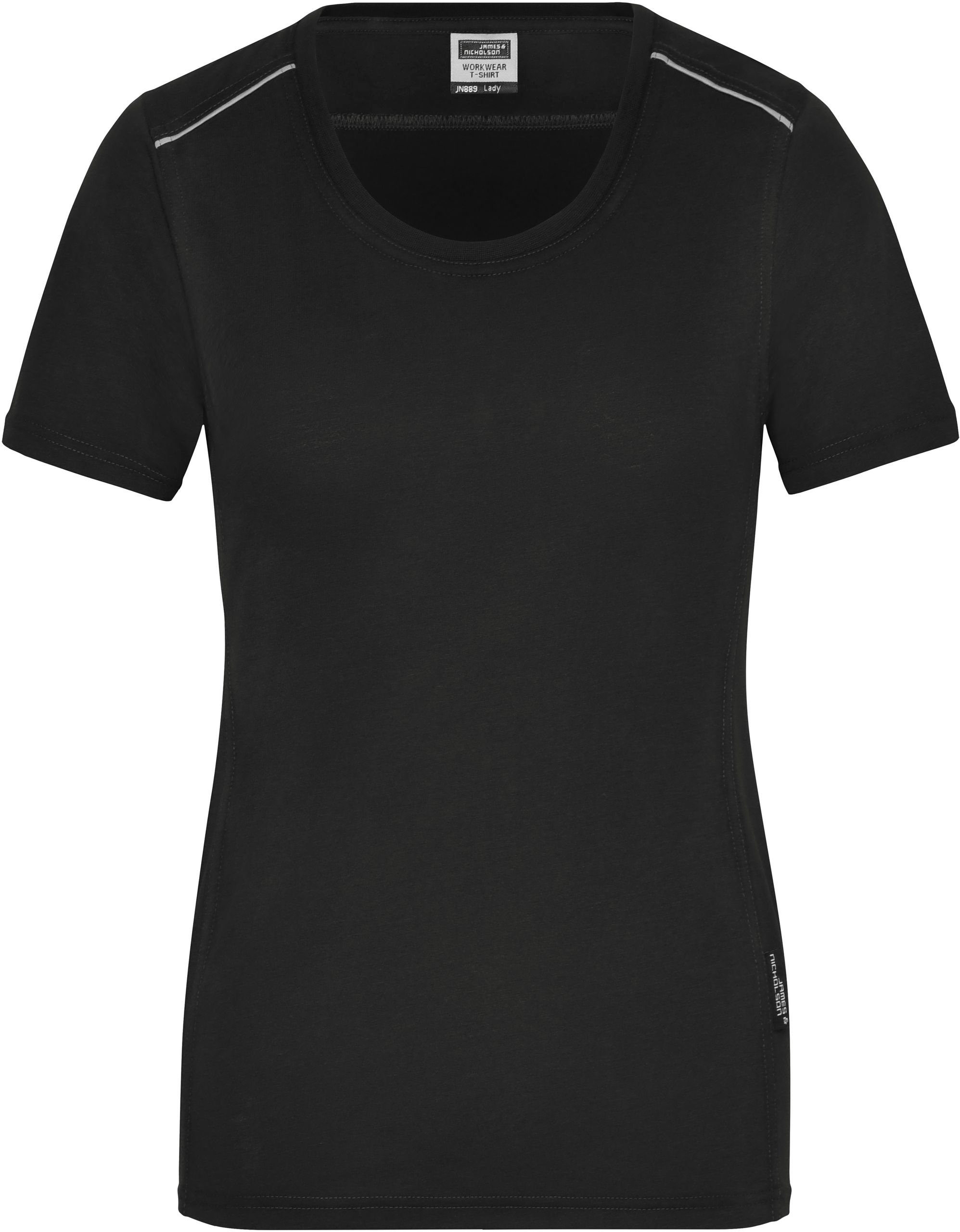 T-Shirt -Solid- Workwear Arbeits Nicholson Bio Baumwolle FaS50889 & T-Shirt Navy James