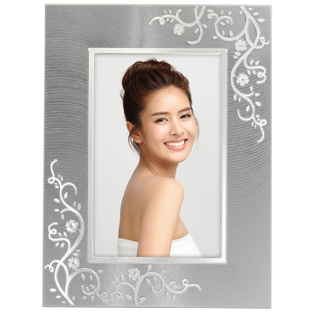 Hama Portraitrahmen Porträtrahmen 13x18 cm, silber, günstig online kaufen