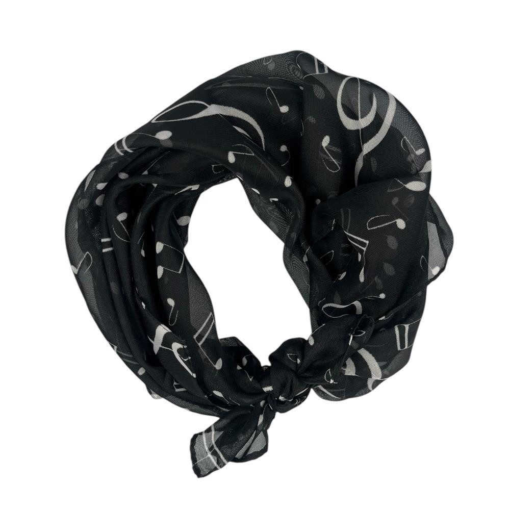 mugesh Schal Chiffon Schal Notenmotive, für günstig online kaufen