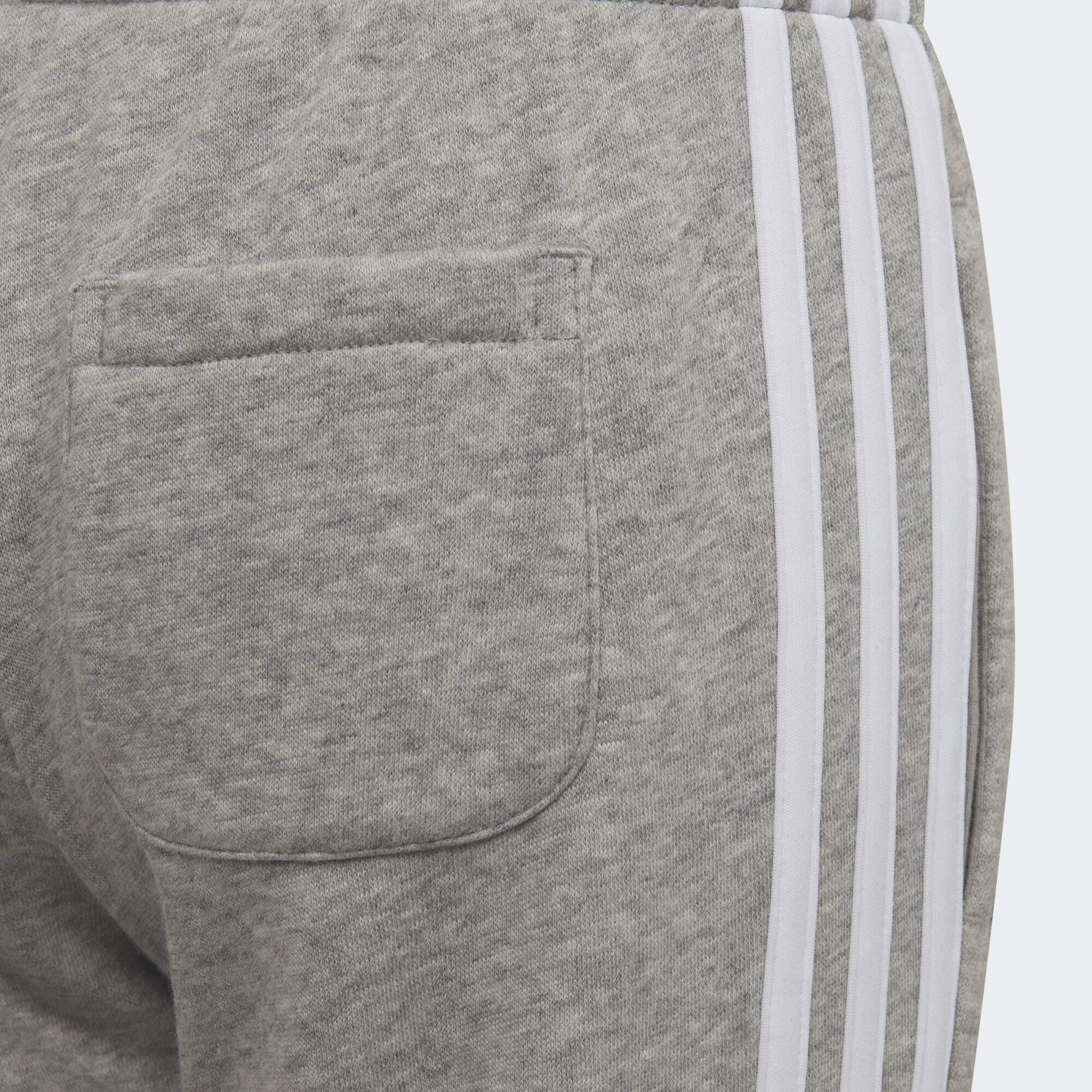 Sportswear HOSE Medium 3-STREIFEN adidas Grey Trainingshose / White ADIDAS ESSENTIAL Heather