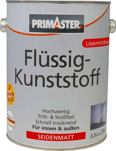 Primaster Acryl-Flüssigkunststoff Primaster Premium Flüssigkunststoff RAL 9010 2,5 L