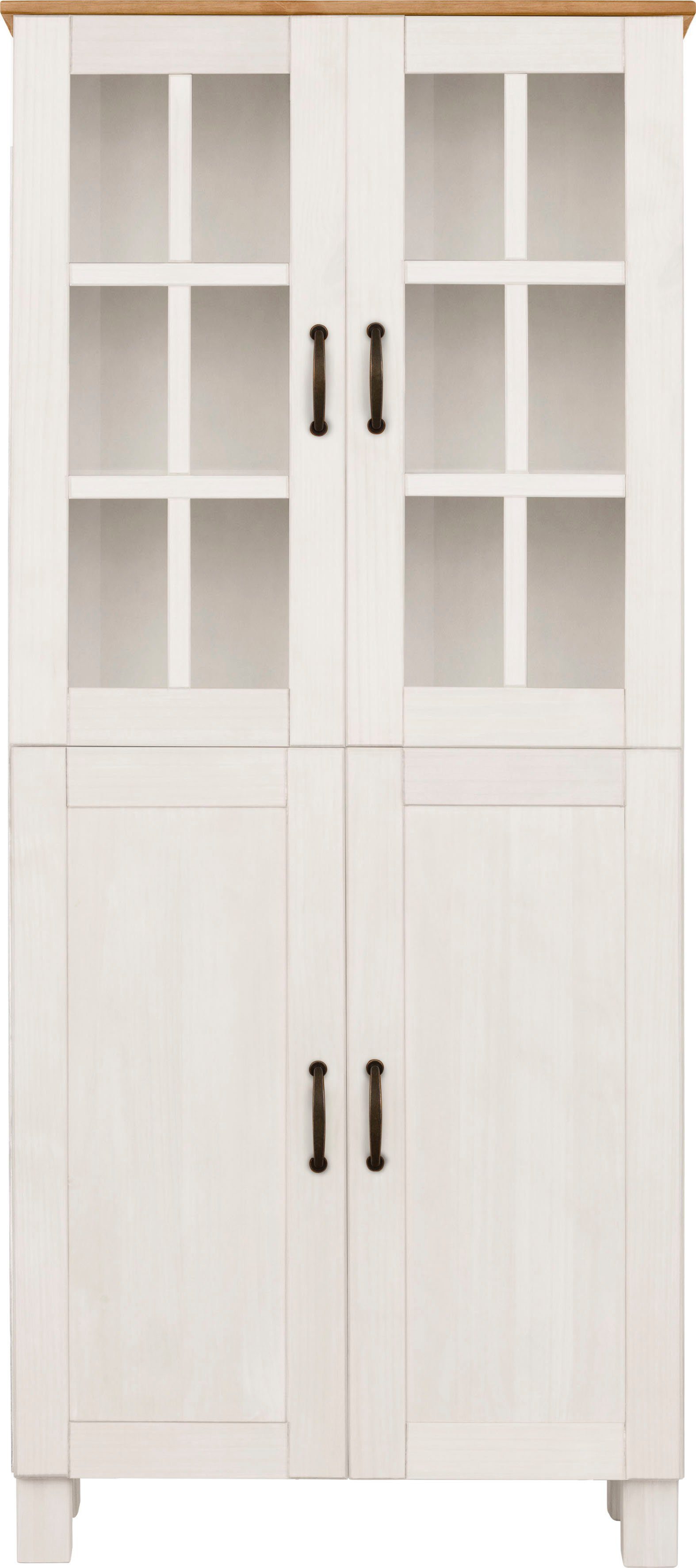 Home affaire Hochschrank Rodby FSC®-zertifiziertes Massivholz, Breite 75cm, Höhe 170cm