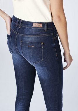 OKLAHOMA PREMIUM DENIM Straight-Jeans aus stretchigem Material-Mix (1-tlg)