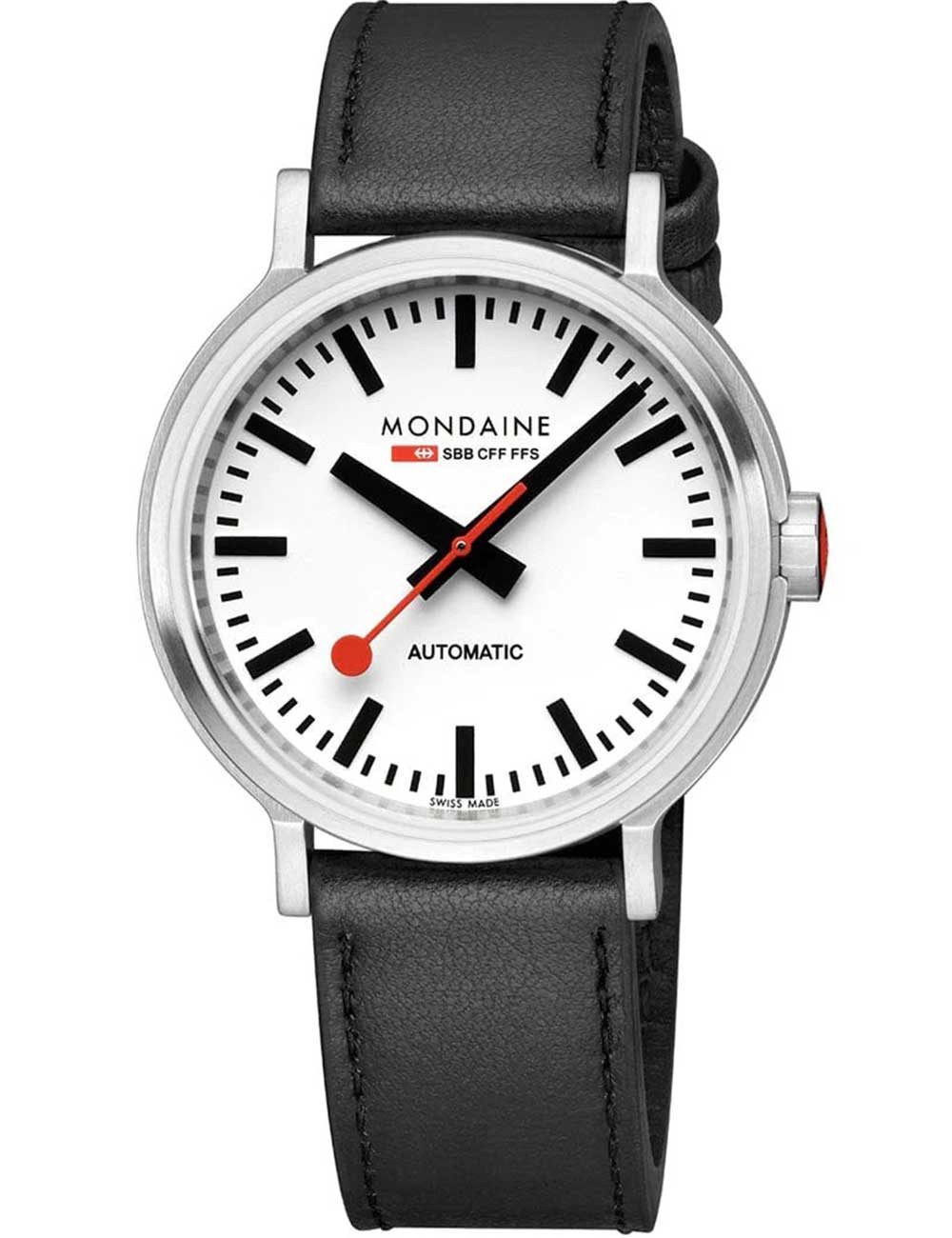 MONDAINE Automatikuhr Mondaine MST.4161B.LBV Herrenuhr SBB Original Automatik 41mm 3ATM Mondaine MST.4161B.LBV Herrenuhr SBB Original Automatik 41mm 3ATM