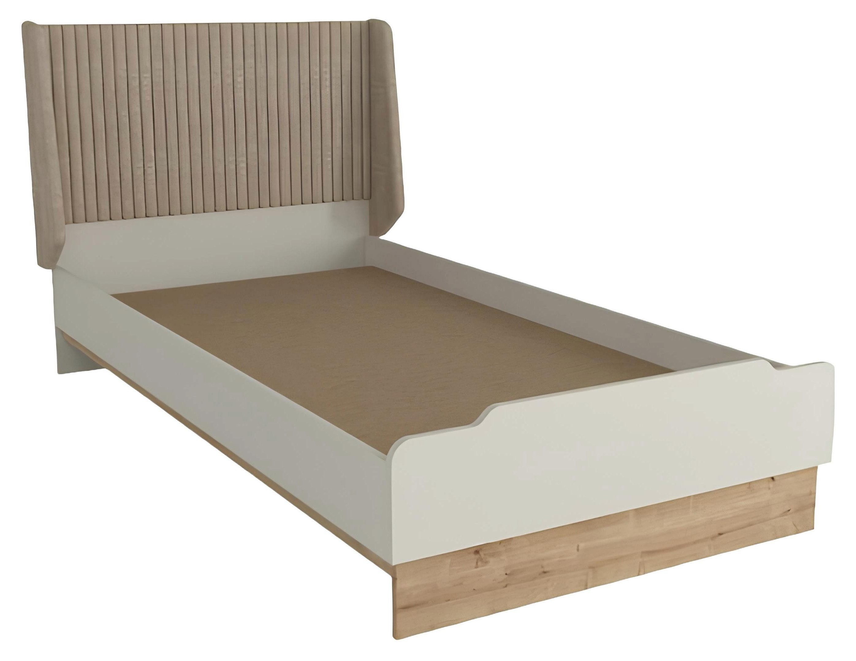 Xlmoebel Kinderbett Weißes Jugendbett im modernen Design für komfortablen Schlaf (Bett), Hergestellt in Europa