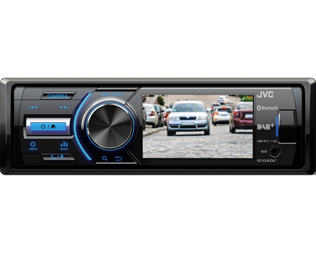 USB TFT JVC Bluetooth VW Autoradio 4 Radio 45 (DAB), für W) DAB+ (Digitalradio Golf DSX