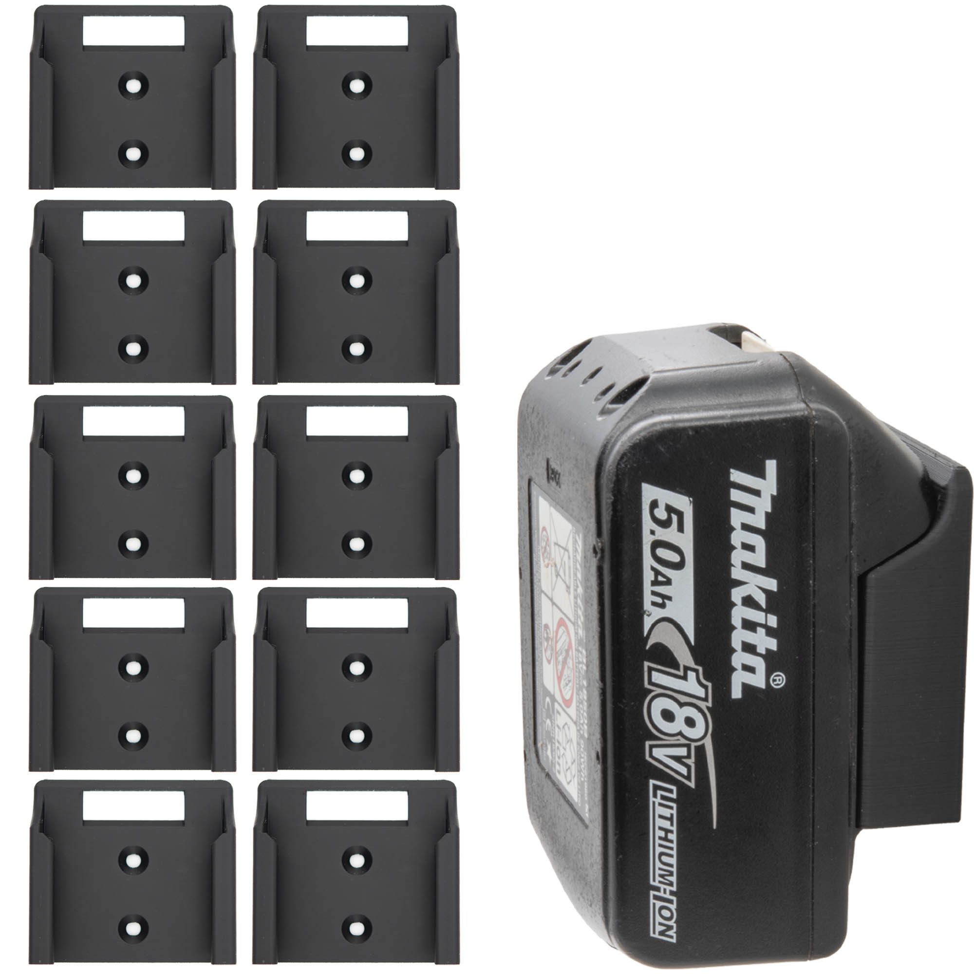 TSB Werk Werkzeughalter Akkuhalter für Makita Akku Wandhalter Halter 18V, 1 günstig online kaufen