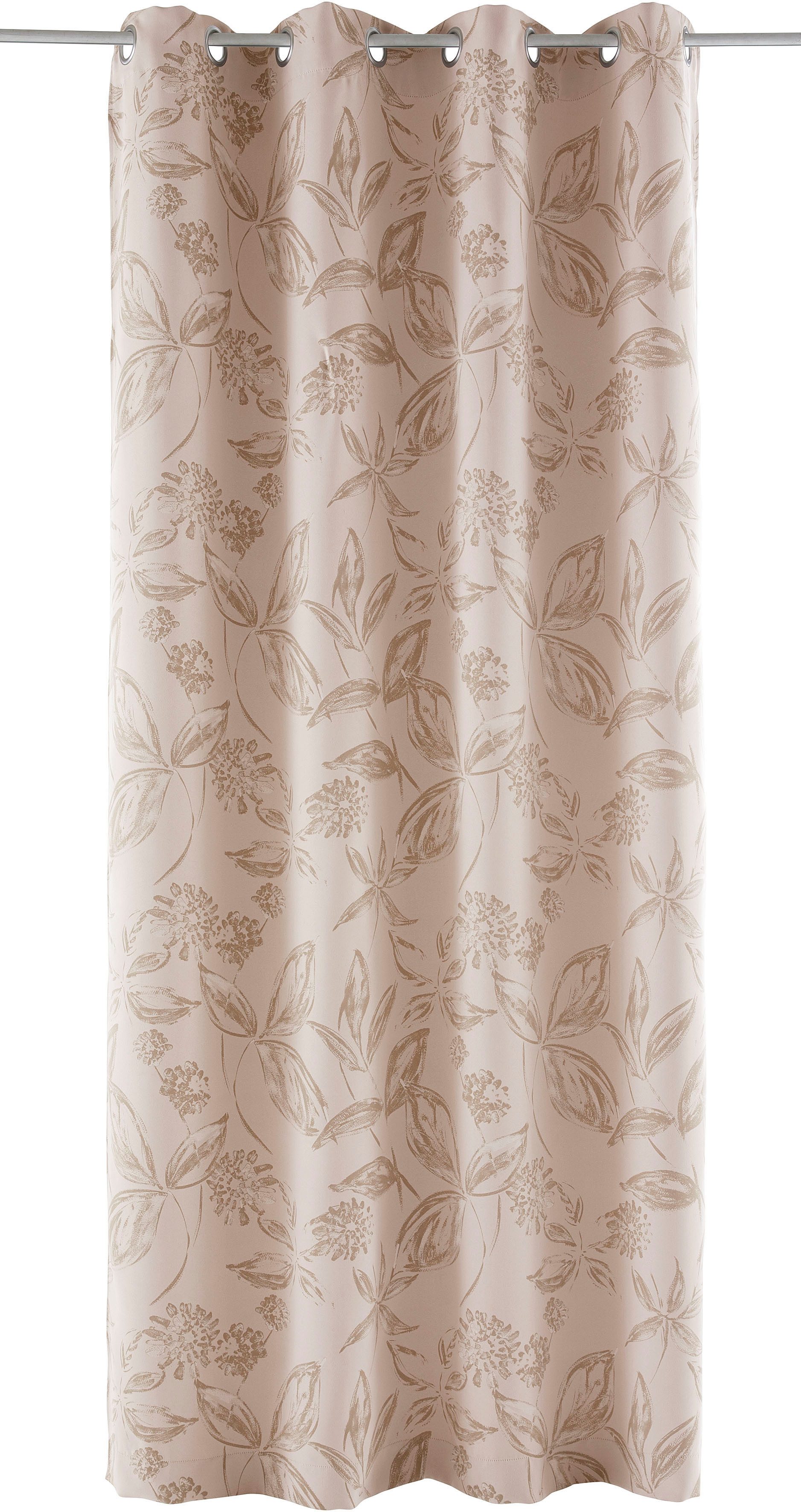 my home Vorhang FLOWER, Ösen (1 günstig online kaufen