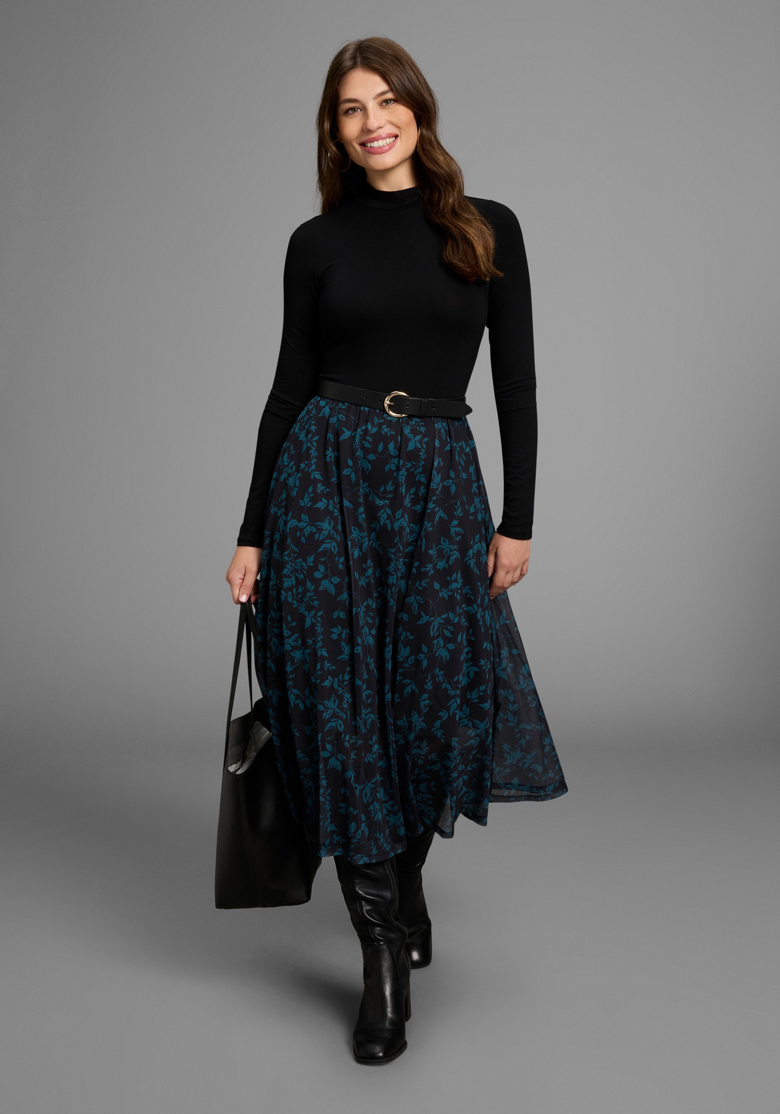 Laura Scott Meshkleid mit fließendem Meshrock günstig online kaufen