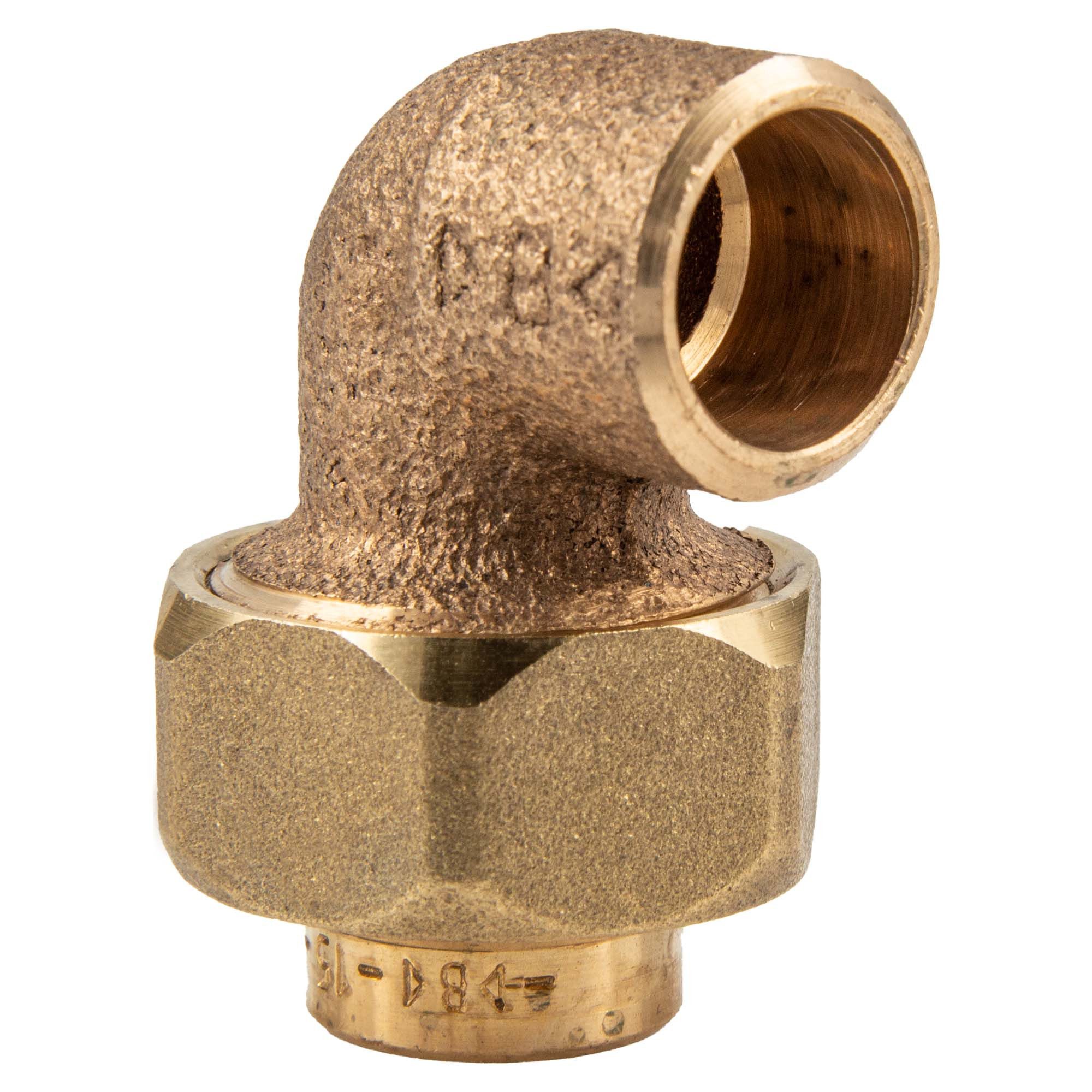 Conex Bänninger Lötfitting Rotguss-Winkelverschraubung 90° mit IG konisch dicht. - Typ 4096G, 22 mm x 3/4 Zoll