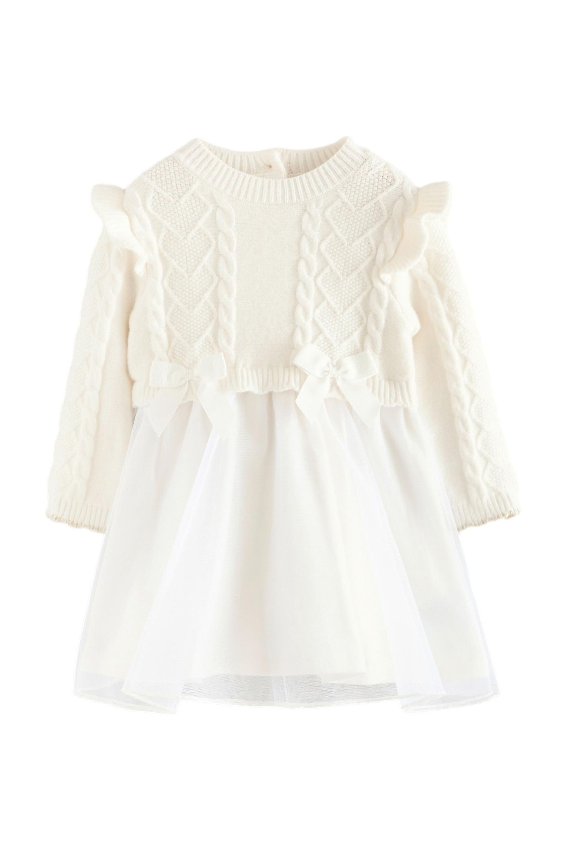 Baker by Ted Baker Strickkleid Baker by Ted Baker Strickkleid mit Mesh (1-tlg)