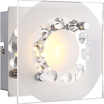 etc-shop LED Wandleuchte, LED-Leuchtmittel fest verbaut, Warmweiß, Wandleuchte Wandlampe Schlafzimmerleuchte Spotleuchte Wohnzimmer