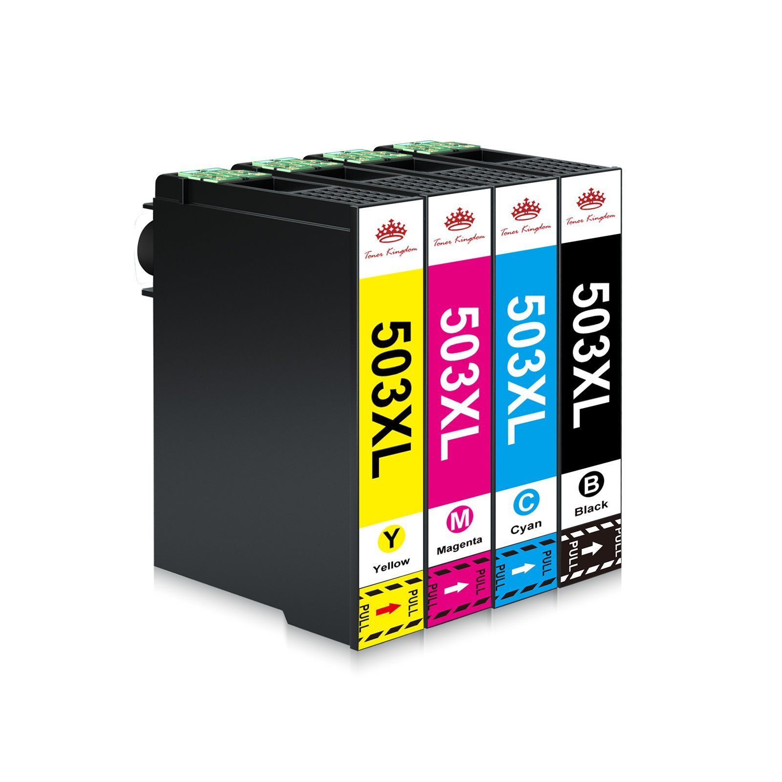 Toner Kingdom Multipack 503 XL Druckerpatronen für Epson 503XL Tintenpatrone (WorkForce WF-2965DWF WF-2960DWF, 999-tlg., Expression Home XP-5205 XP-5200)