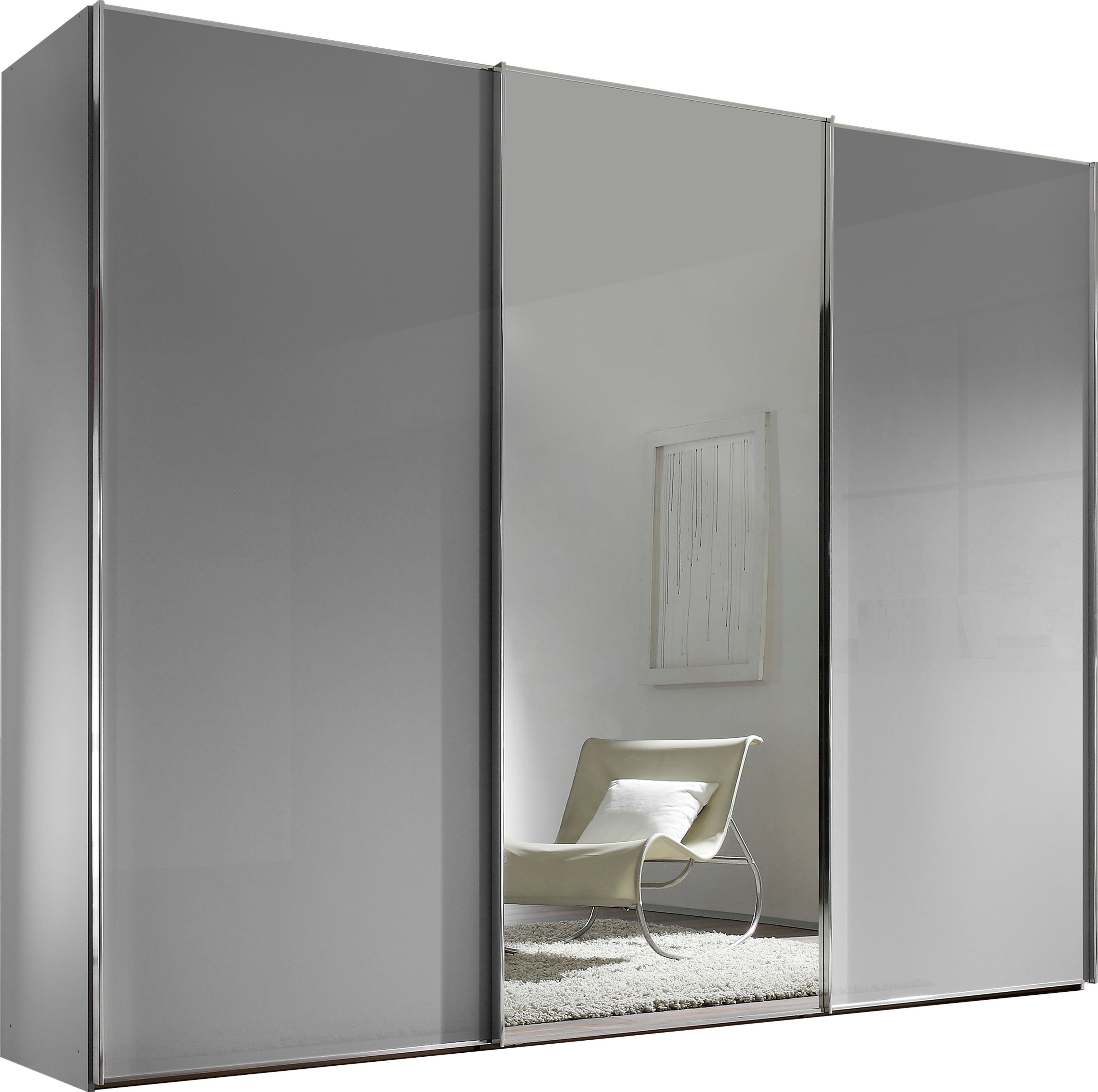 STAUD Schwebetürenschrank Sinfonie Plus, edles Design in hochwertiger Qualität, Made in Germany Mit Spiegeltür und vier verschiedenen Ausstattungsvarianten