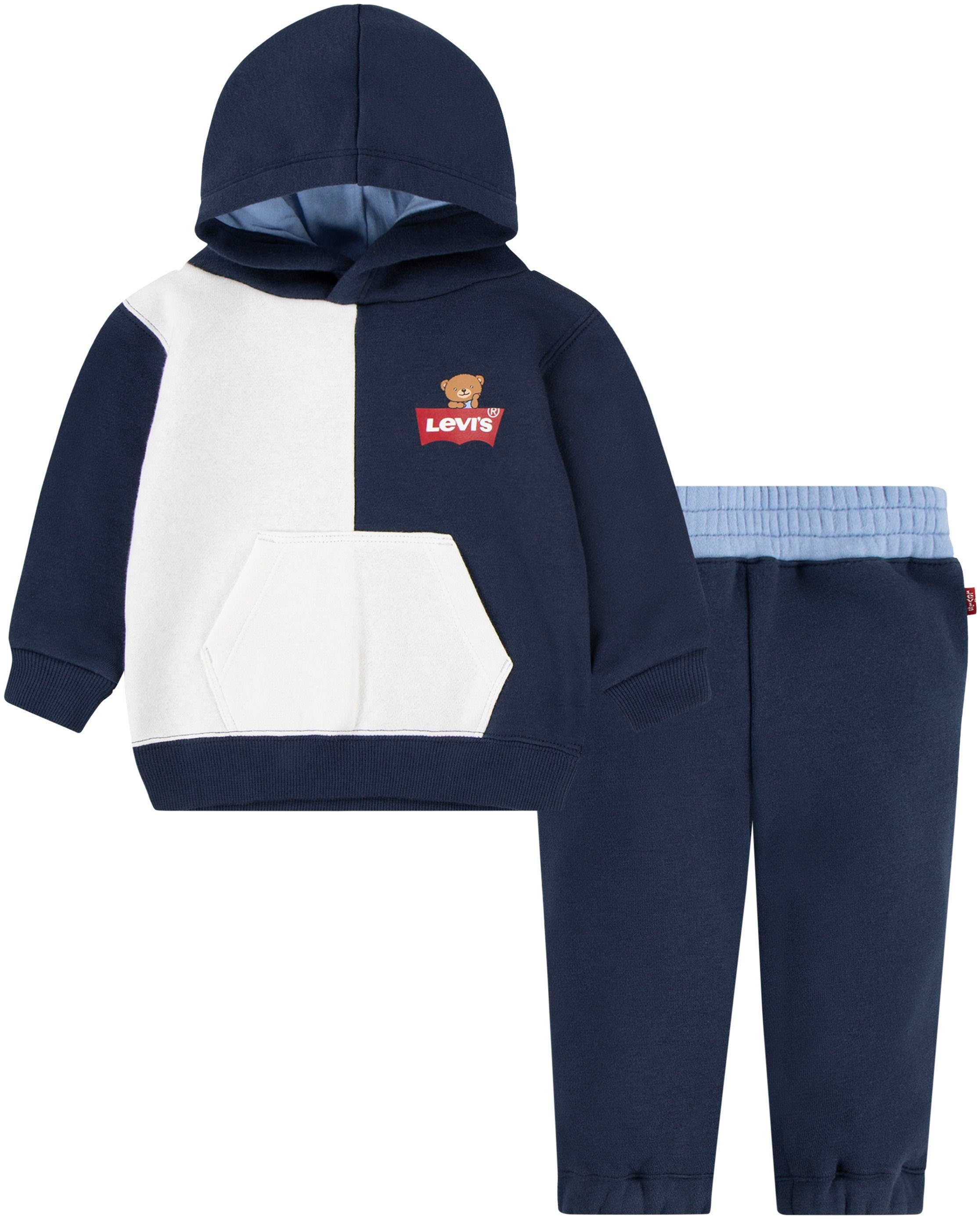 Levi\'s® Kids Pullover & Shorts LVB SPLICED COLORBLOCK JOGGER SET (Set,  2-tlg) for Baby BOYS