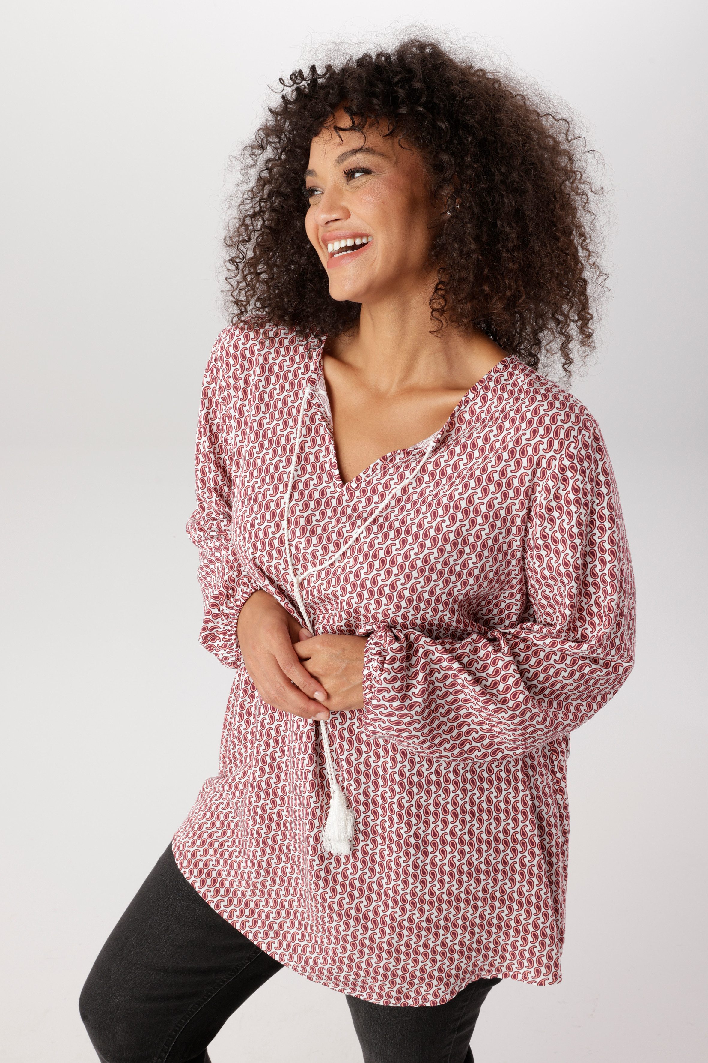 Aniston PLUS Schlupfbluse in Paisleydessin - NEUE KOLLEKTION
