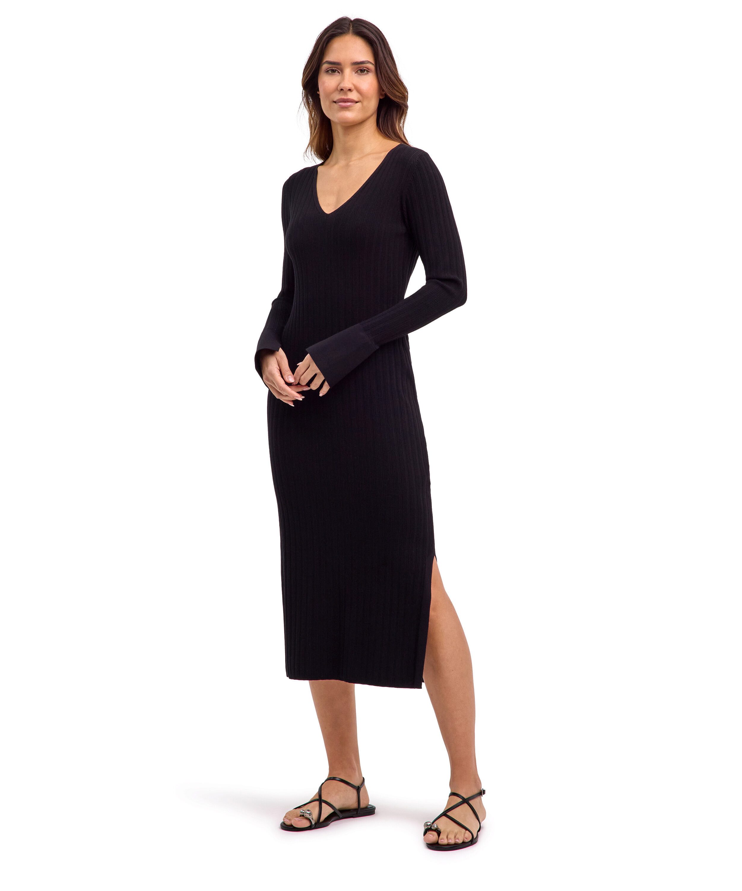 FALKE Strickkleid (1-tlg) mit feiner Rippstruktur