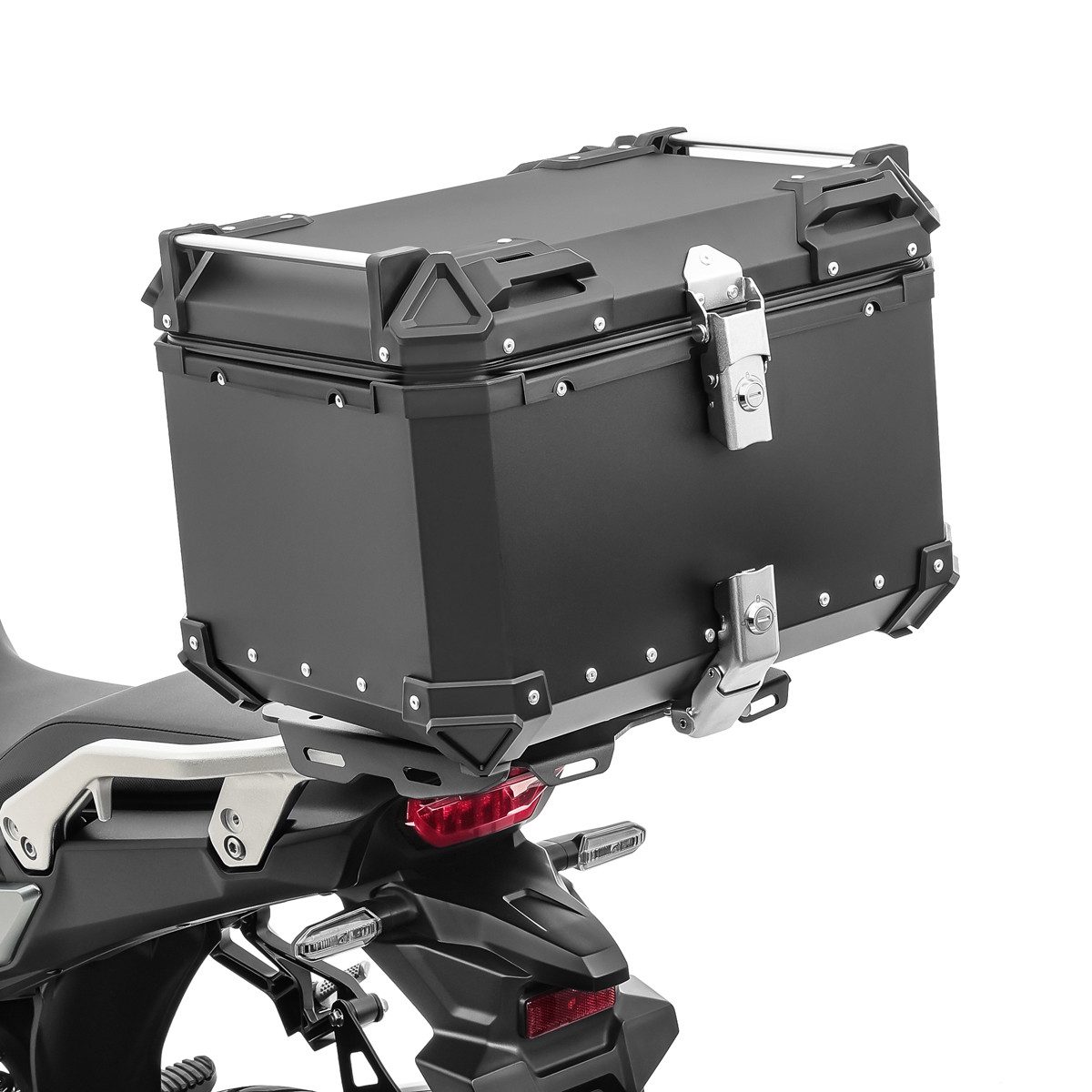 Topcase Motorrad Alu Topcase # XB55 Aluminium 55 Liter schwarz