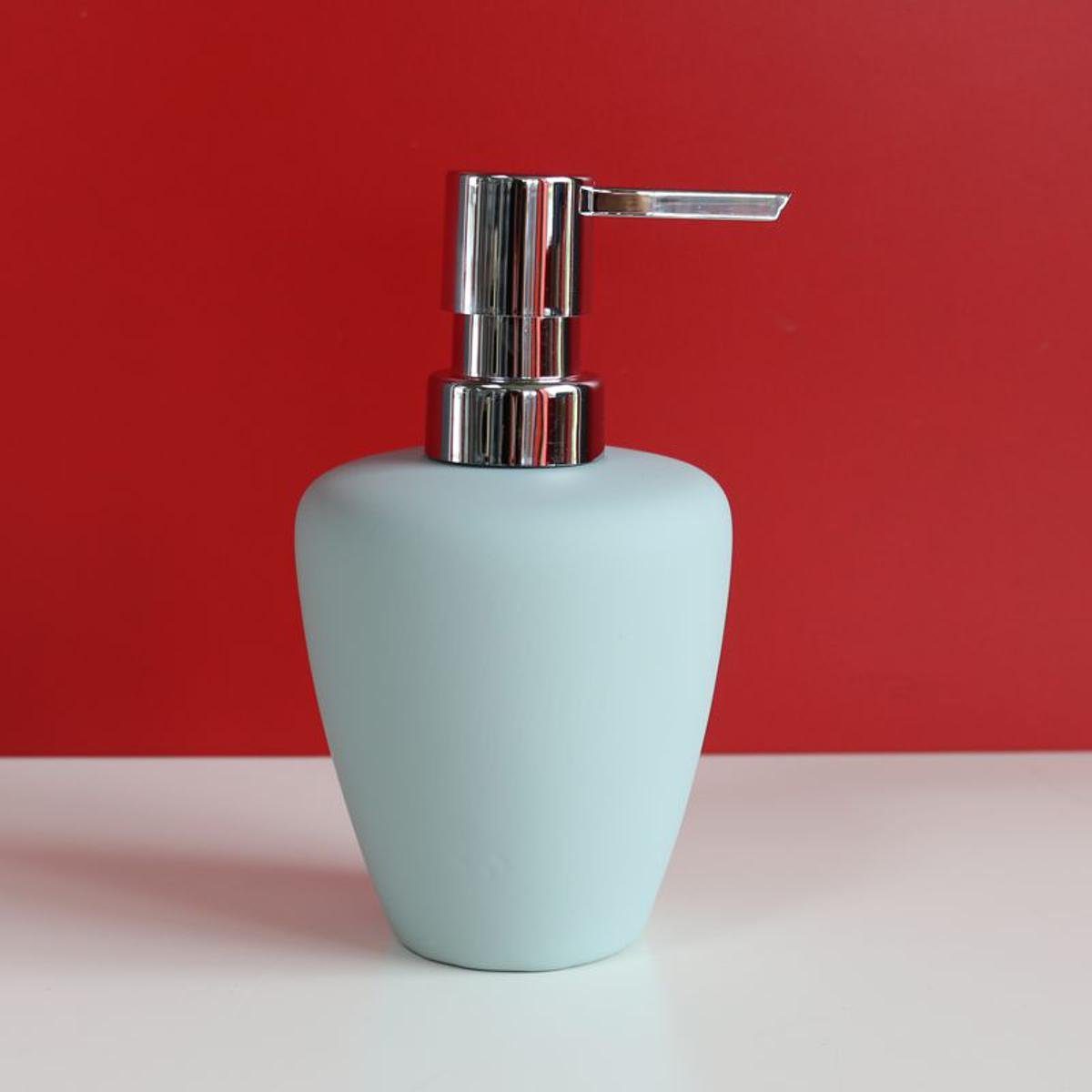 Zone Denmark Seifenspender ZONE Seifenspender SOFT Dusty Green, Keramik mit Soft-Touch, (Stück)