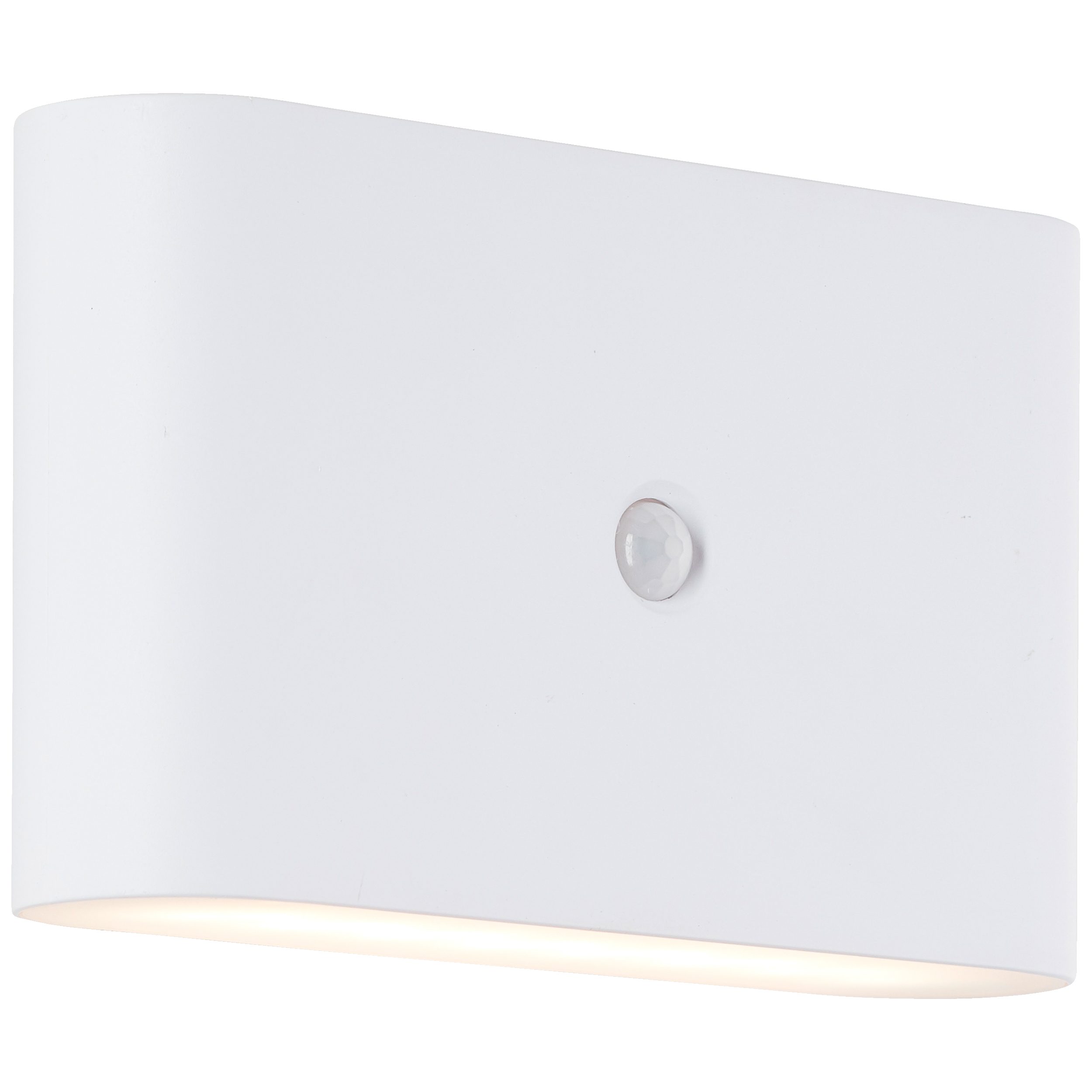 Lightbox Wandleuchte, Bewegungsmelder, LED fest integriert, Warmweiß, Akku-Außenleuchte, 330 lm, 3000 K, magnetisch, Up-Downlight, USB, weiß