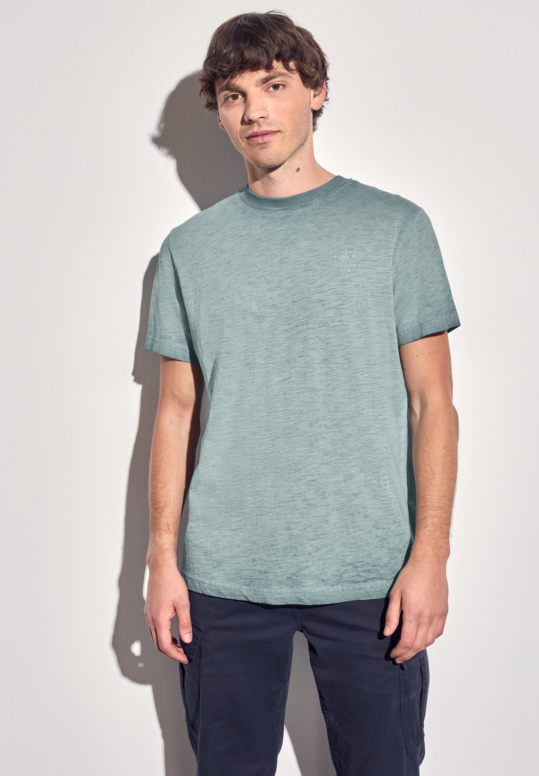 STREET ONE MEN T-Shirt aus reiner günstig online kaufen