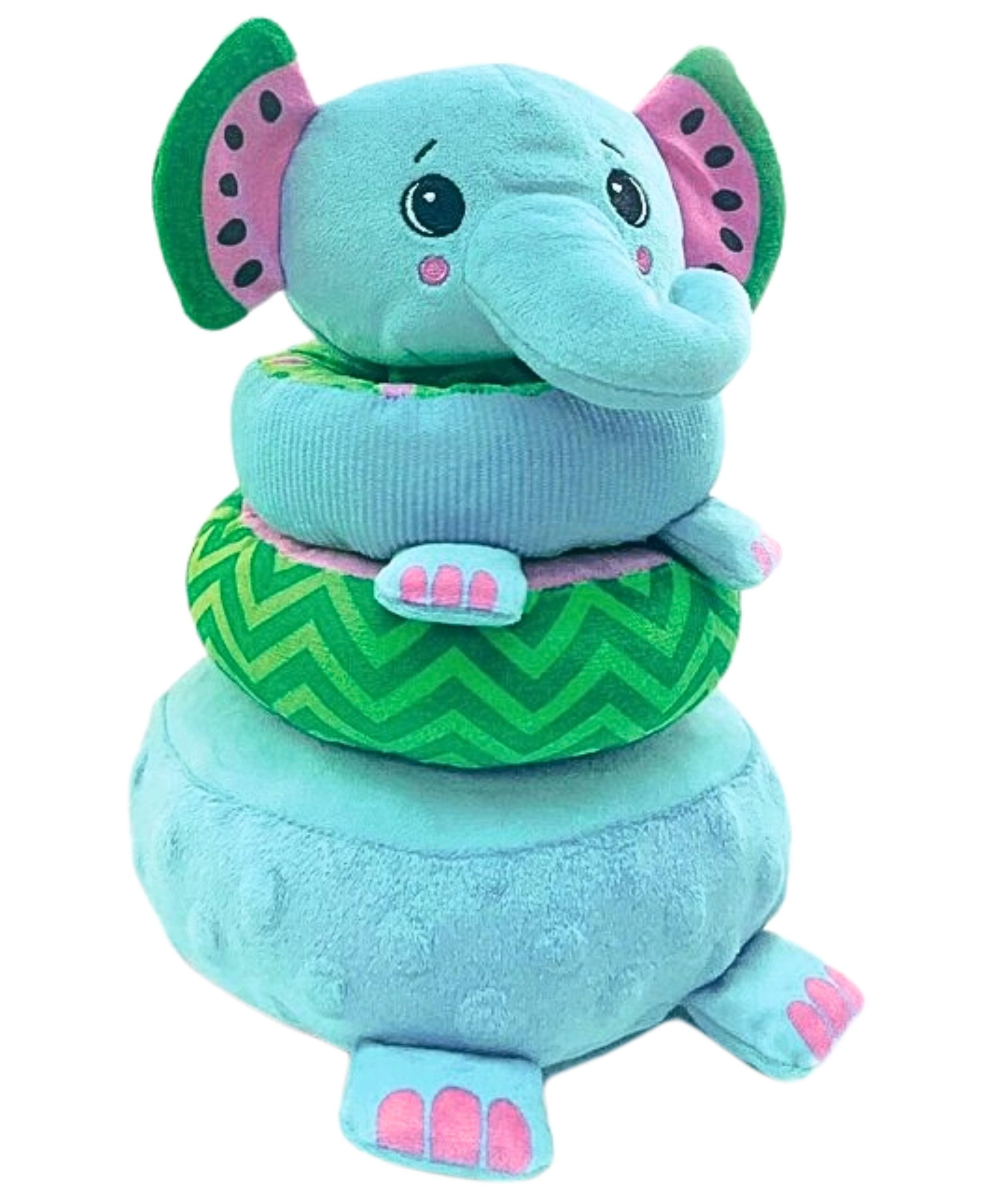 Kids Licensing Stapelspielzeug Melany, Baby Stapelturm Plüsch Elefant