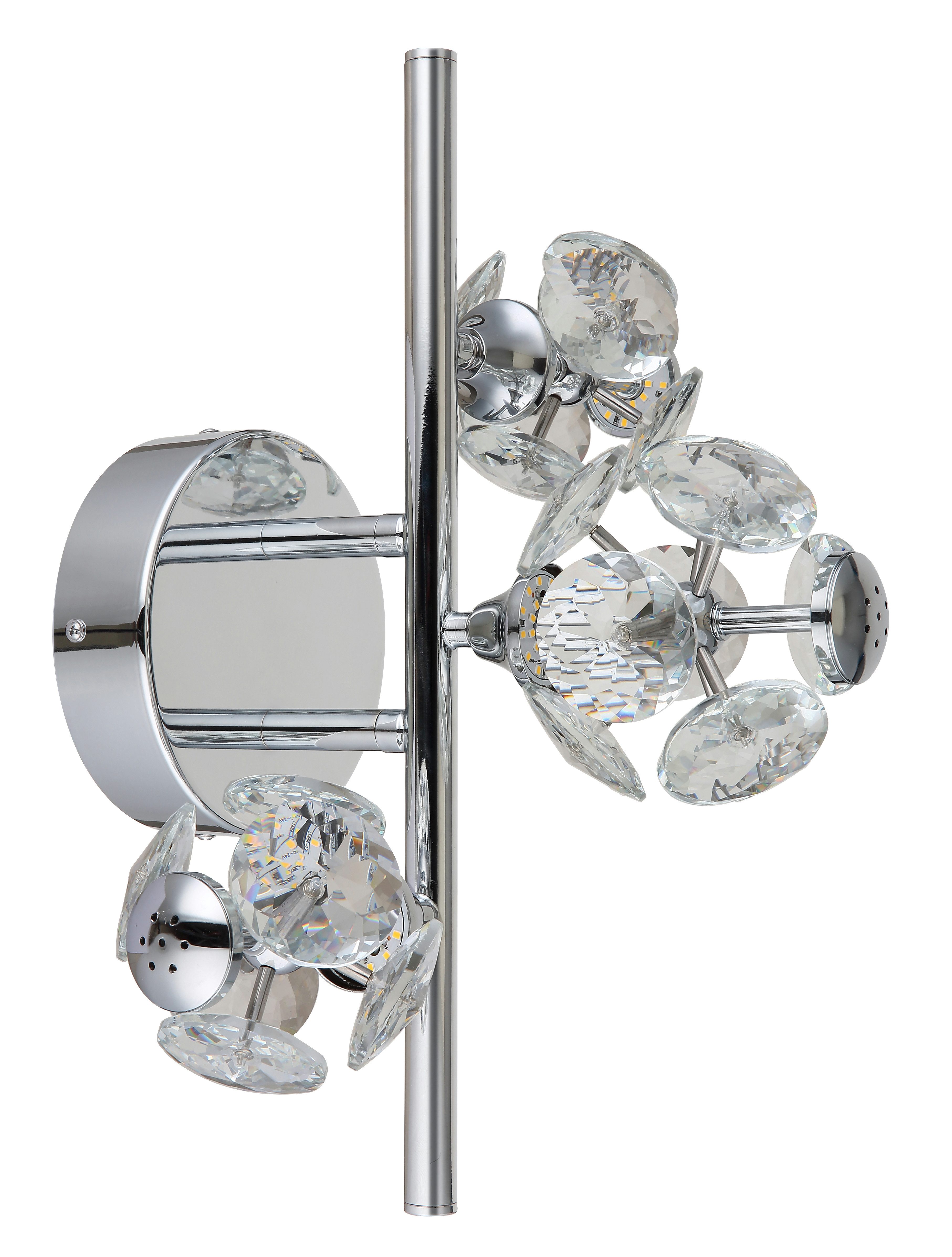 GLOBO LIGHTING Wandleuchte VIRINA, LED fest integriert, Warmweiß, Wandlampe Wand Wohnzimmer Flur Wandbeleuchtung