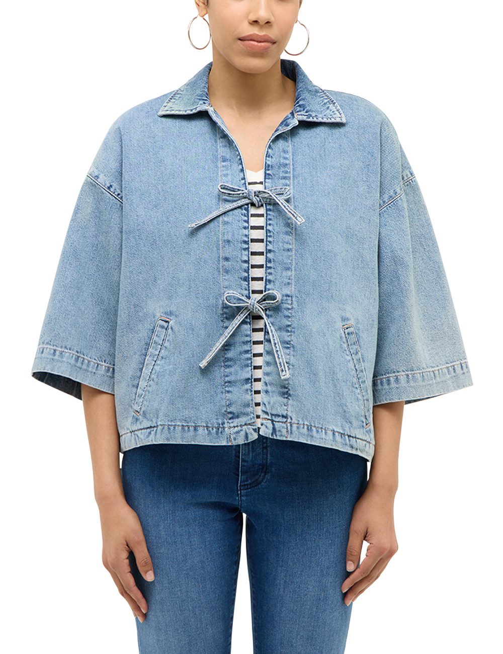 MUSTANG Outdoorjacke Damen Style Zoe Kimono Jacket
