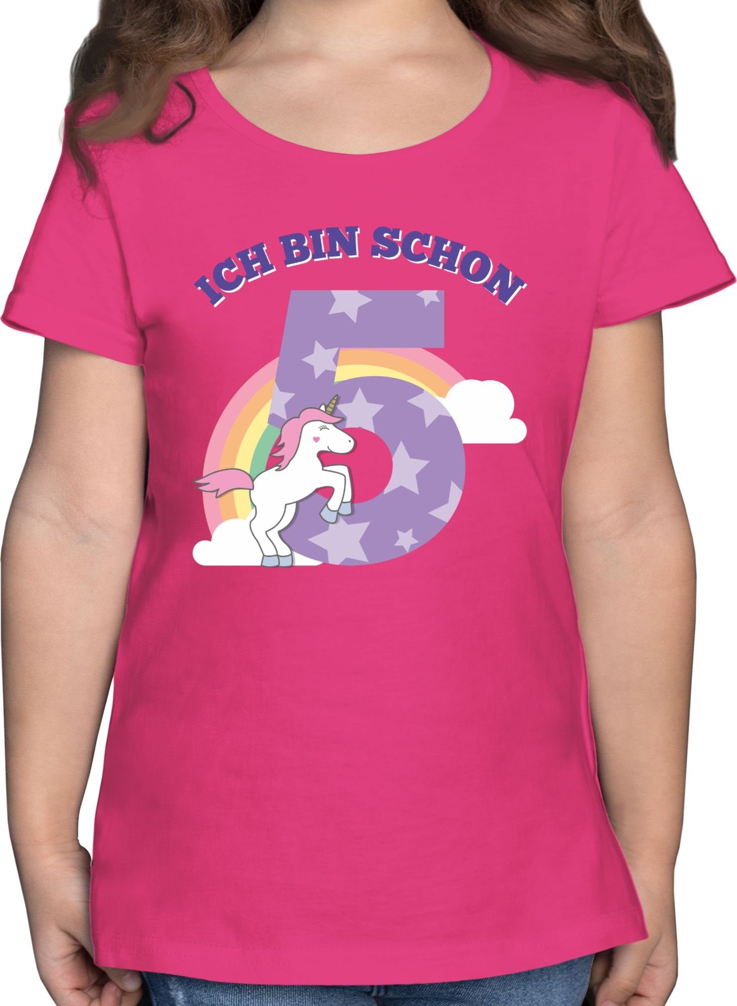 Shirtracer T-Shirt »Ich bin schon 5 Einhorn - 5. Geburtstag - Mädchen  Kinder T-Shirt« online kaufen | OTTO