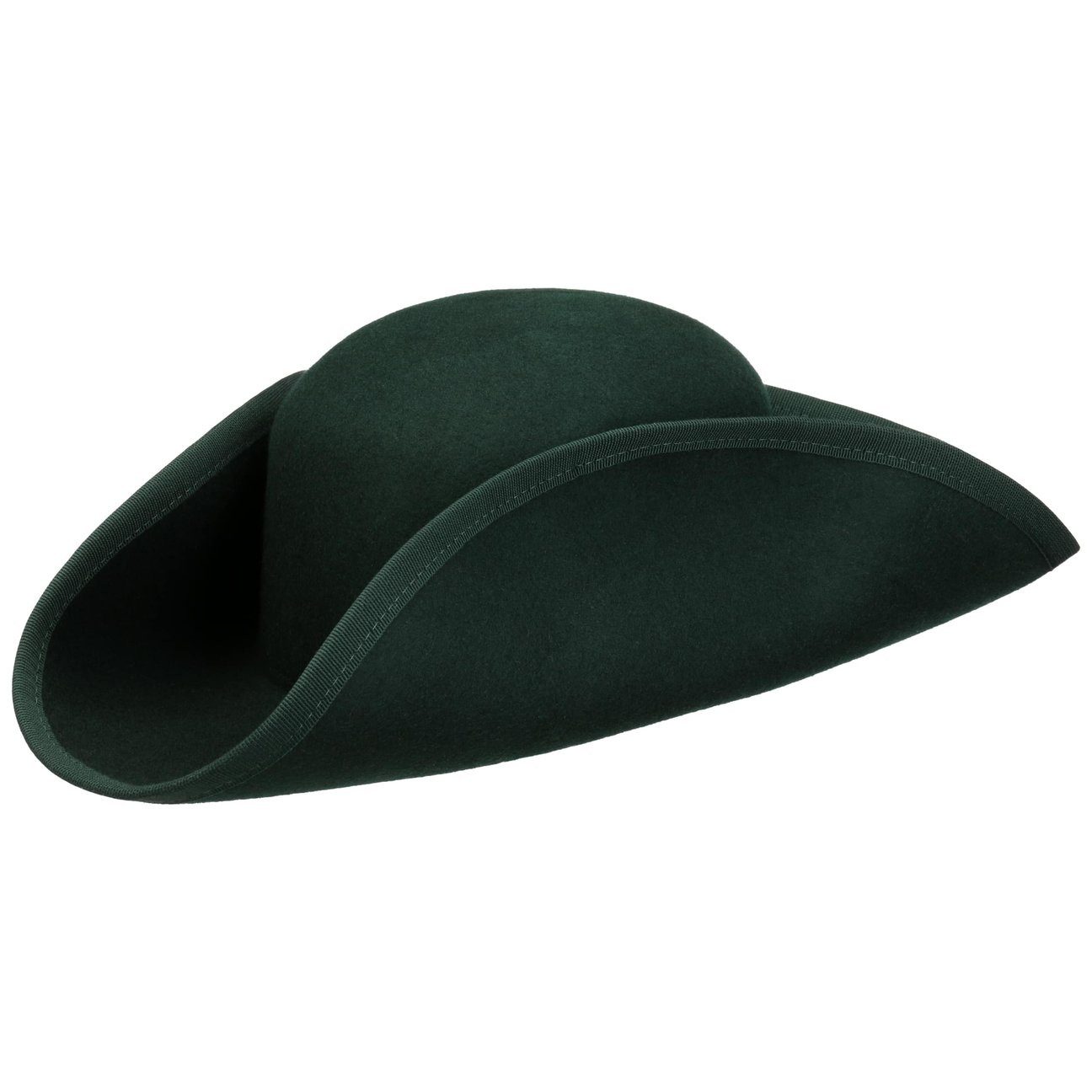 Lipodo Filzhut (1-St) Dreispitz mit Einfass, Made in Italy