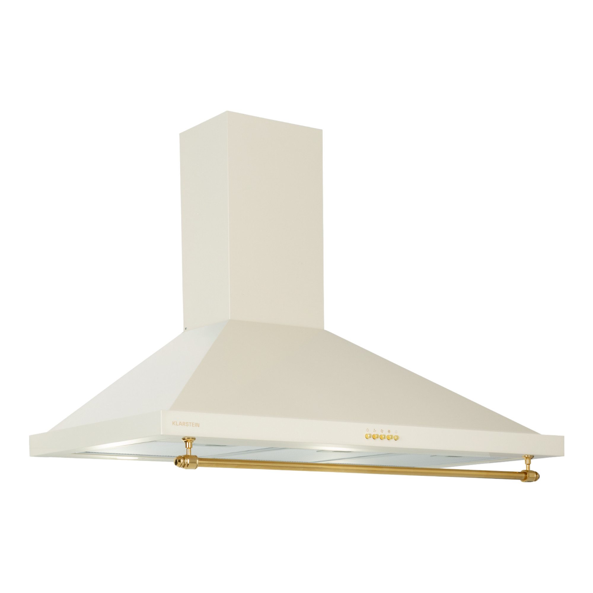 Klarstein Deckenhaube Montblanc 90 Montblanc 90, Wand-Abzugshaube Wandhaube Abluft mit Bedienfeld vorne 90 cm