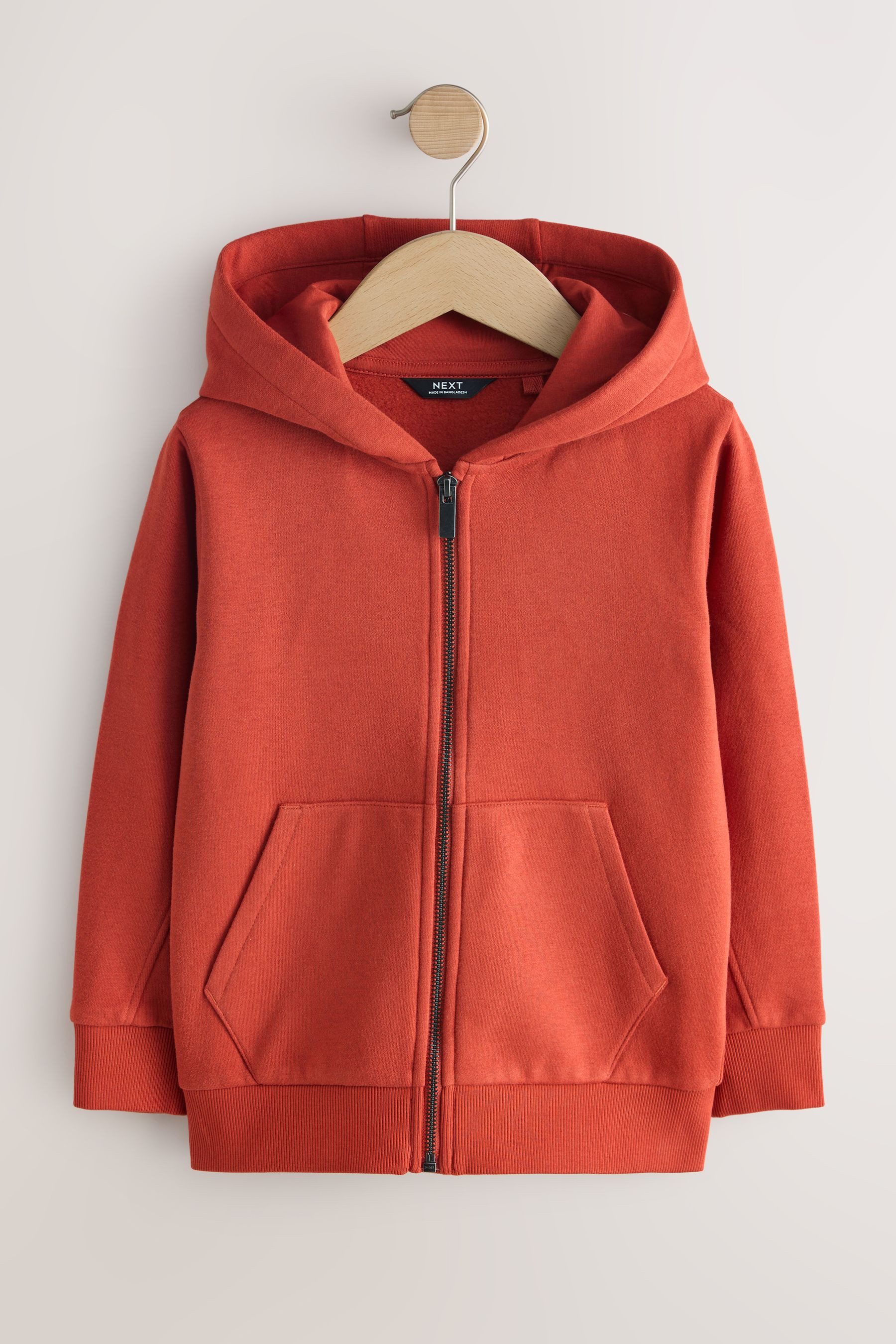 Next Hoodie Basic-Kapuzenjacke mit Reißverschluss (1-tlg)