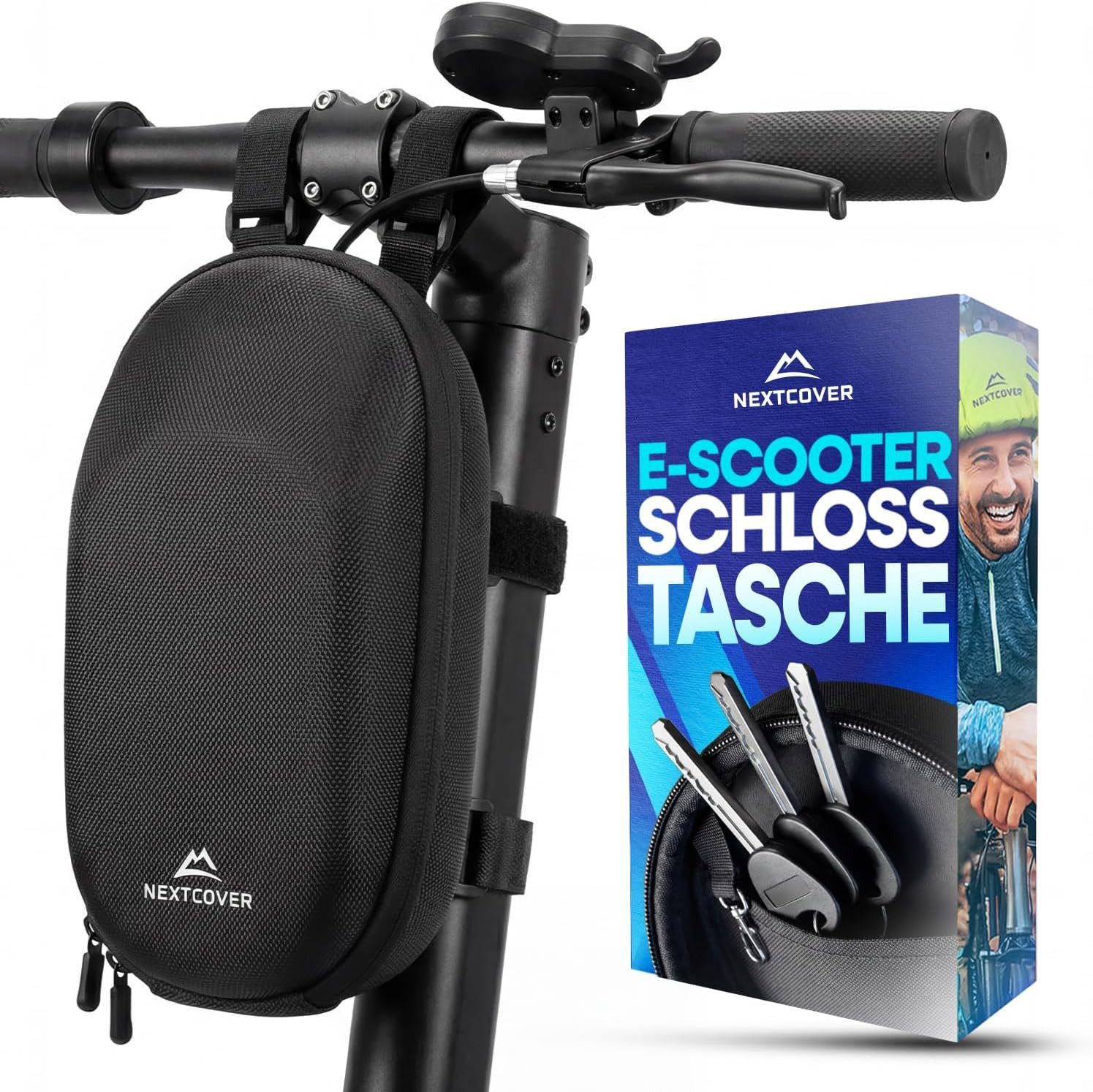Nextcover Kettenschloss NEXTCOVER® E-Scooter Schloss [Steel-Secure-Technologie]