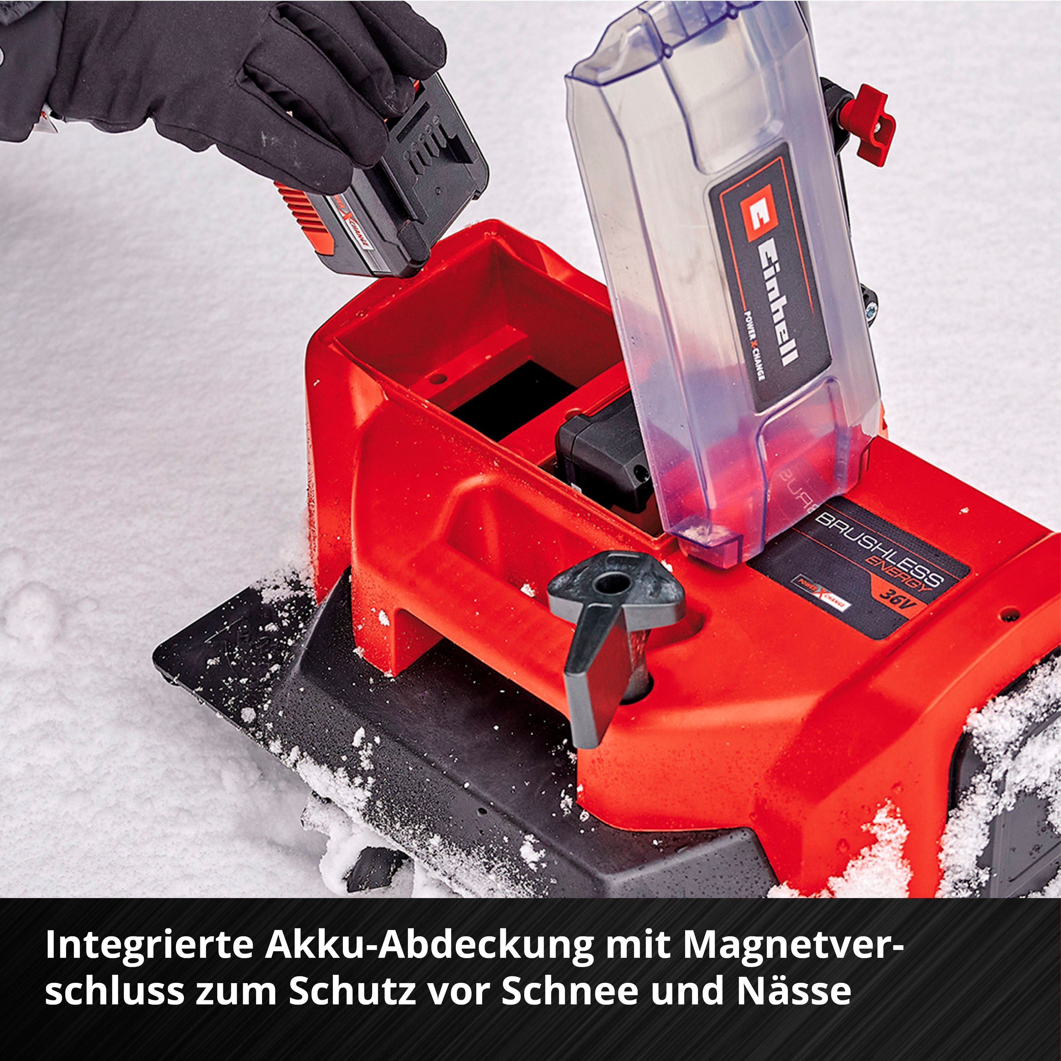 Einhell Akku-Schneefräse GE-ST 36/40 Li E-Solo, 40 cm Arbeitsbreite, ohne Akku und Ladegerät