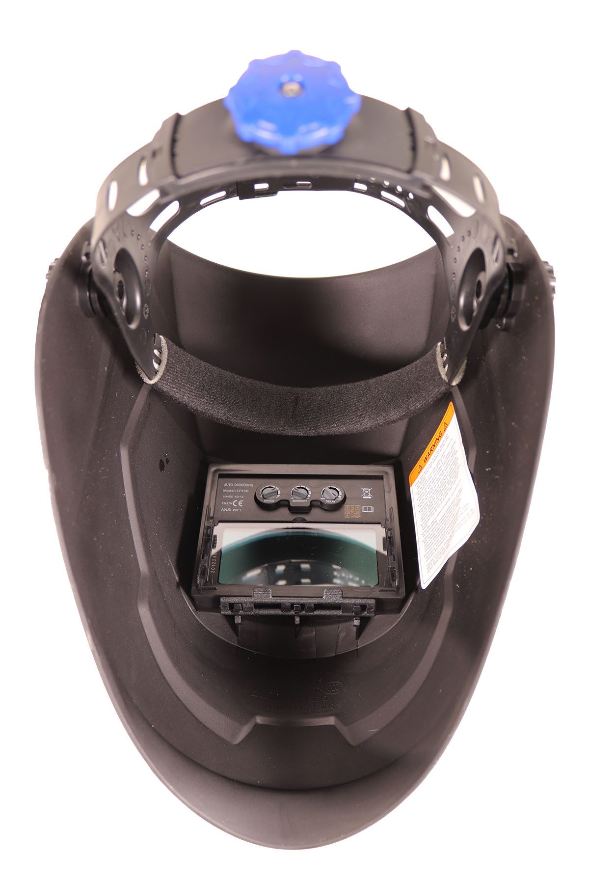 WELDINGER Schweißhelm AH 100 Realcolor Kopfschirm Automatik Din 9 - Din 13 solar, Solarbetrieben, stufenlos einstellbar DIN 9 - DIN 13