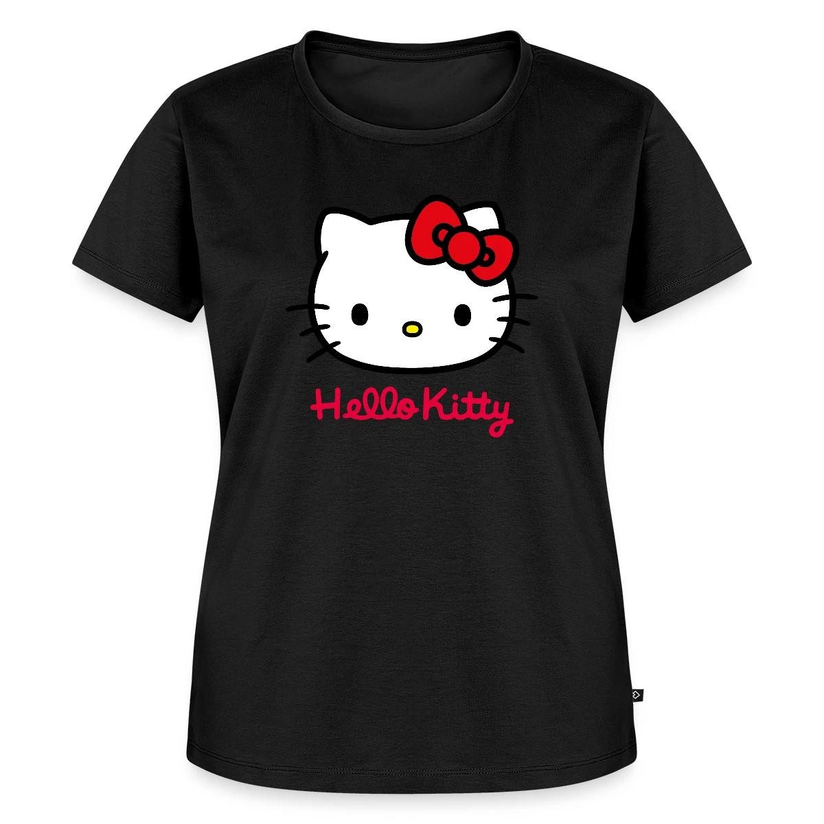 Spreadshirt T-Shirt Hello Kitty Klassisch Mit Schriftzug Frauen Premium T-S günstig online kaufen