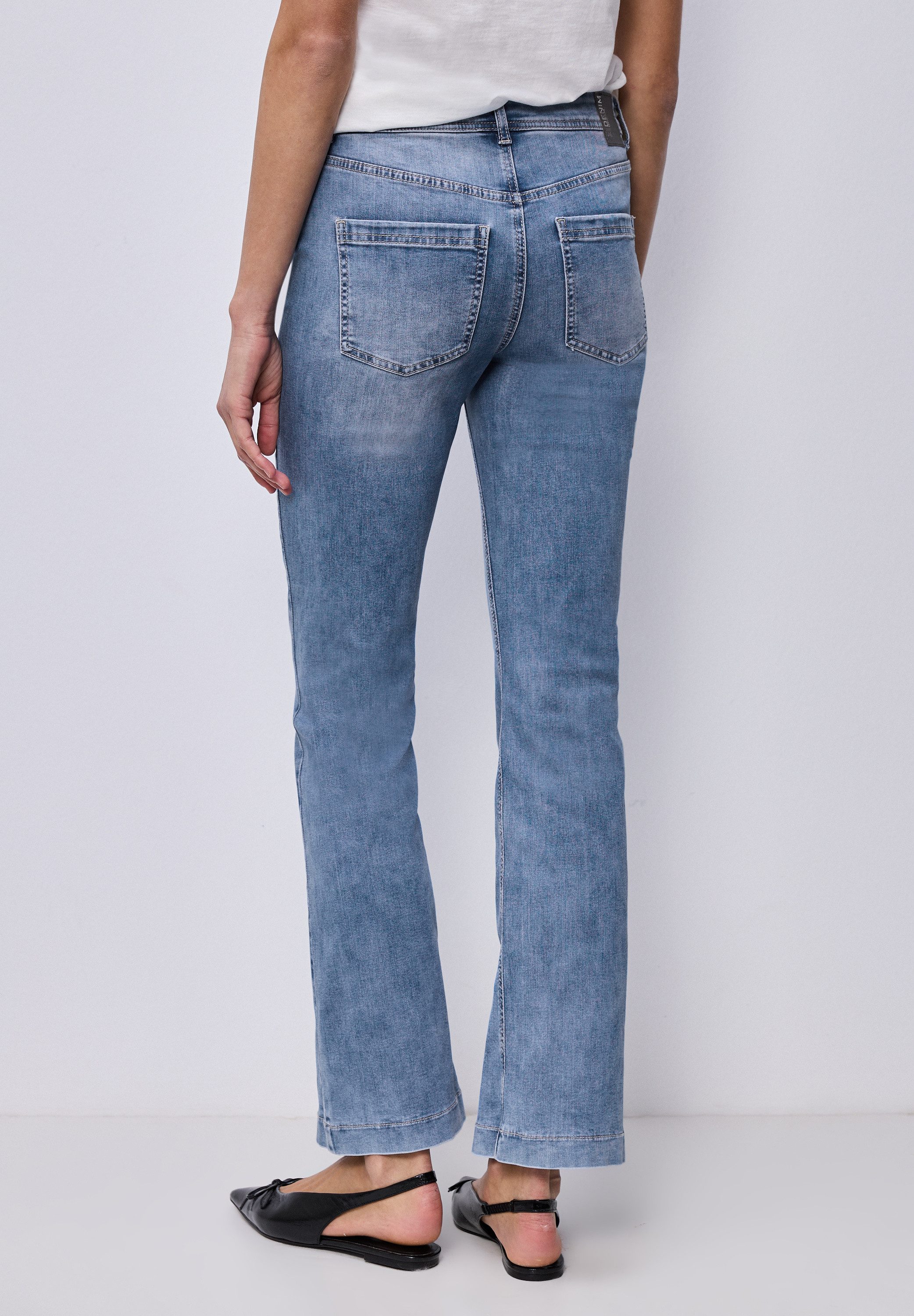 STREET ONE Slim-fit-Jeans High Waist