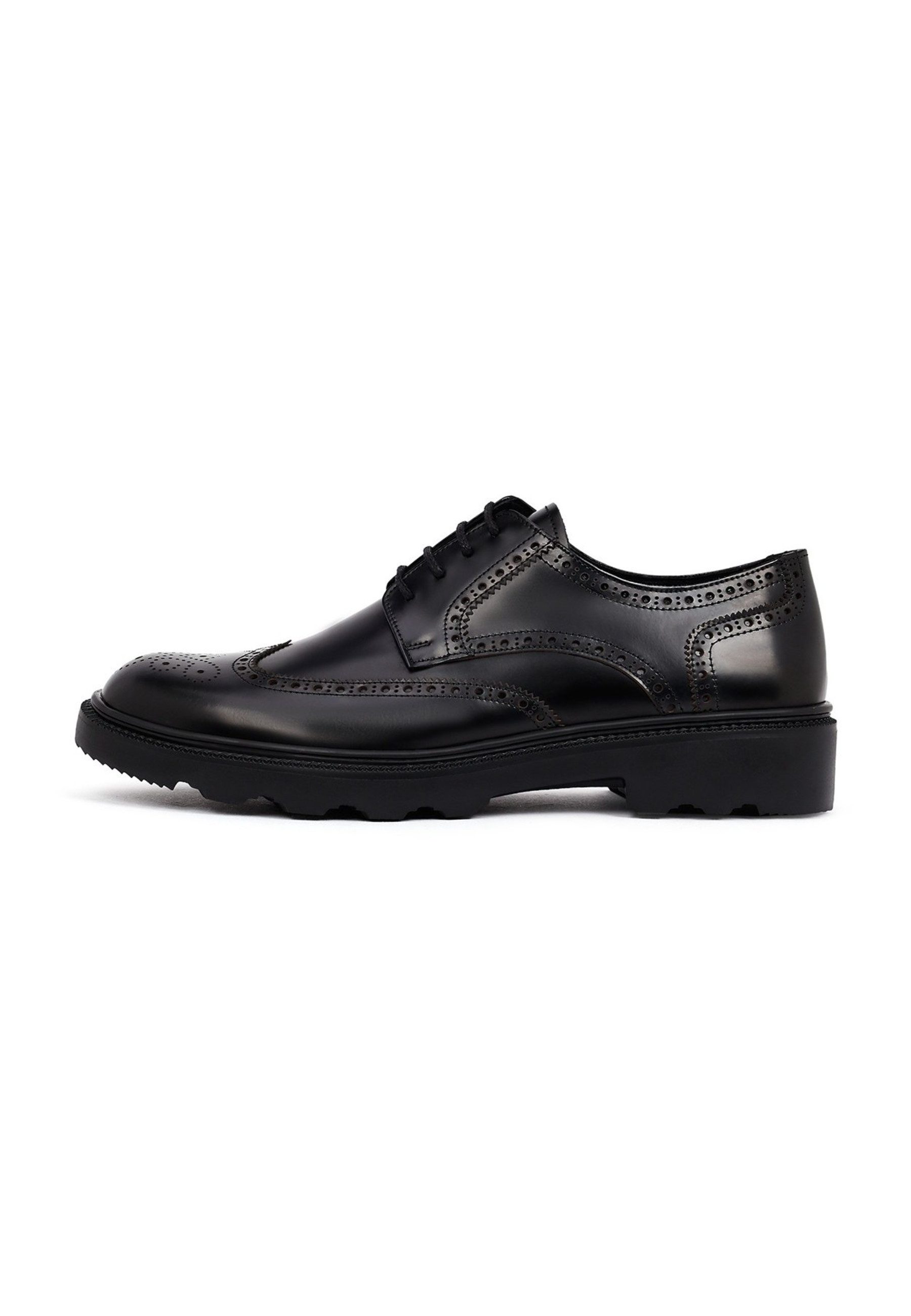 Freizeit-Schnürschuhe aus Leder Schnürschuh