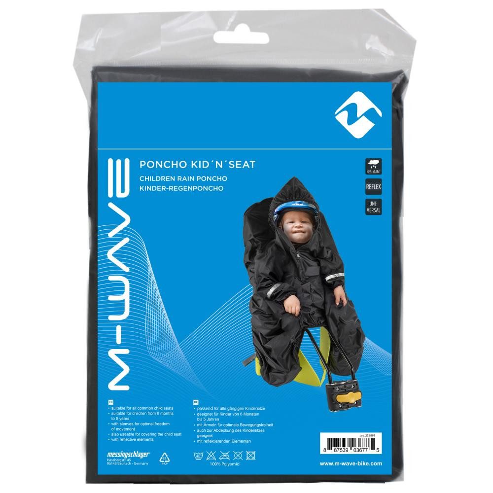 M-Wave Regenponcho M-WAVE Poncho Kid`n´Seat Regenponcho