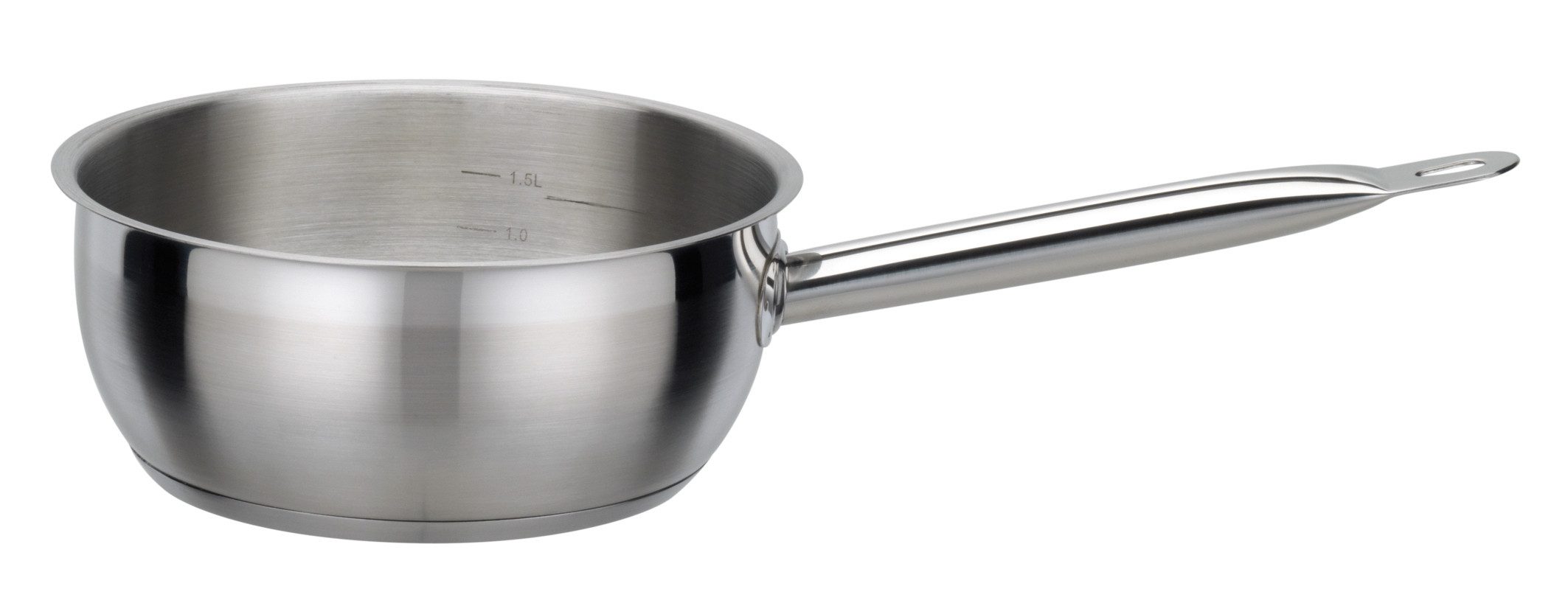GSW Sauteuse Le Chef, Edelstahl 18/10 (1-tlg), Topf aus hochwertigem Edelstahl 18/10 in Gastro-Qualität