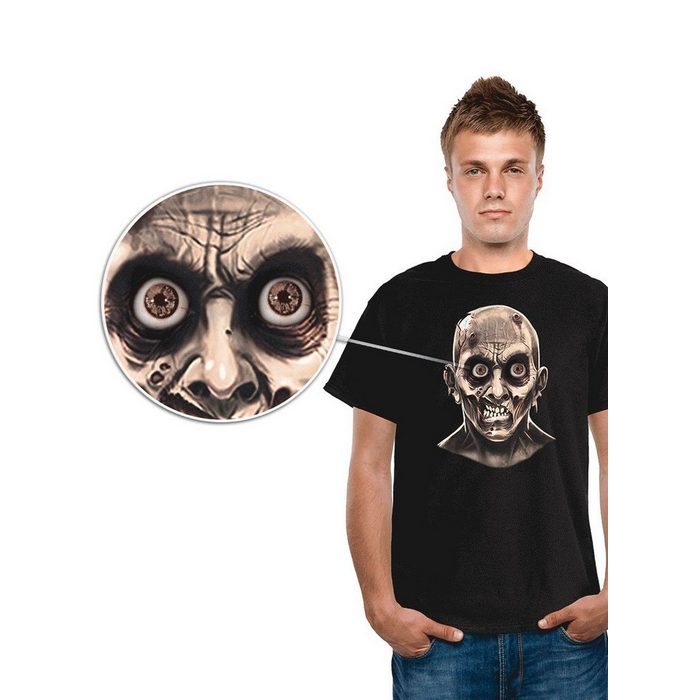 Morphsuits T-Shirt Digital Dudz Zombie Auge T-Shirt Spektakuläres Special-FX-Shirt für iPhone und Android