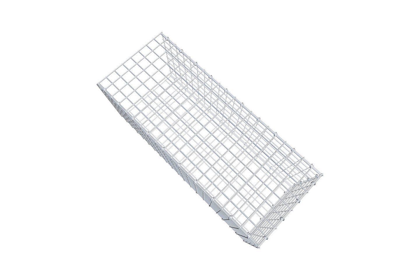 Thumbnail - Gabiona Gabionenzaun Anbaugabione Typ 2 100 cm x 40 cm x 40 cm (L x H x T), Maschenweite 5, (Anbaugabione Typ 2 100 cm x...