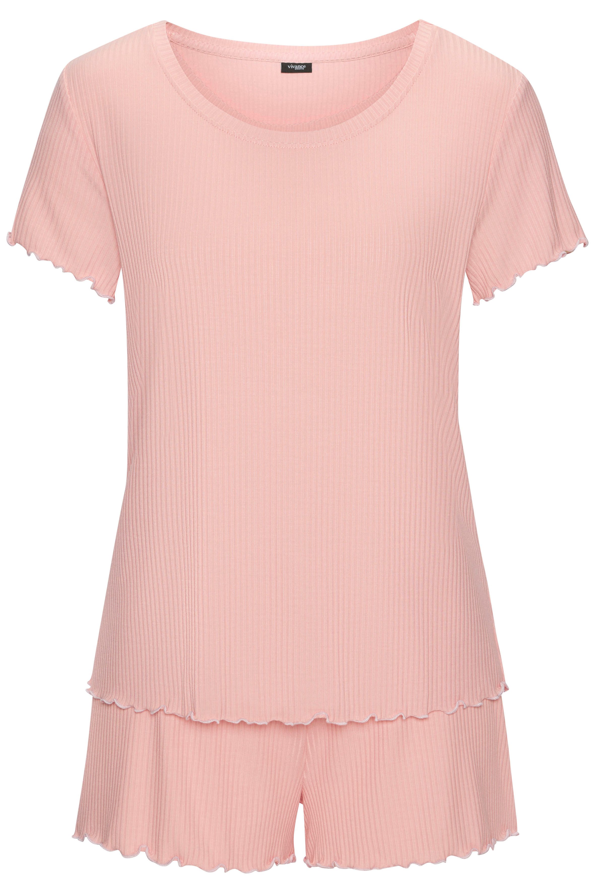 Vivance Dreams Shorty (Set, 2 tlg., 2-teilig) mit Babylock-Kanten