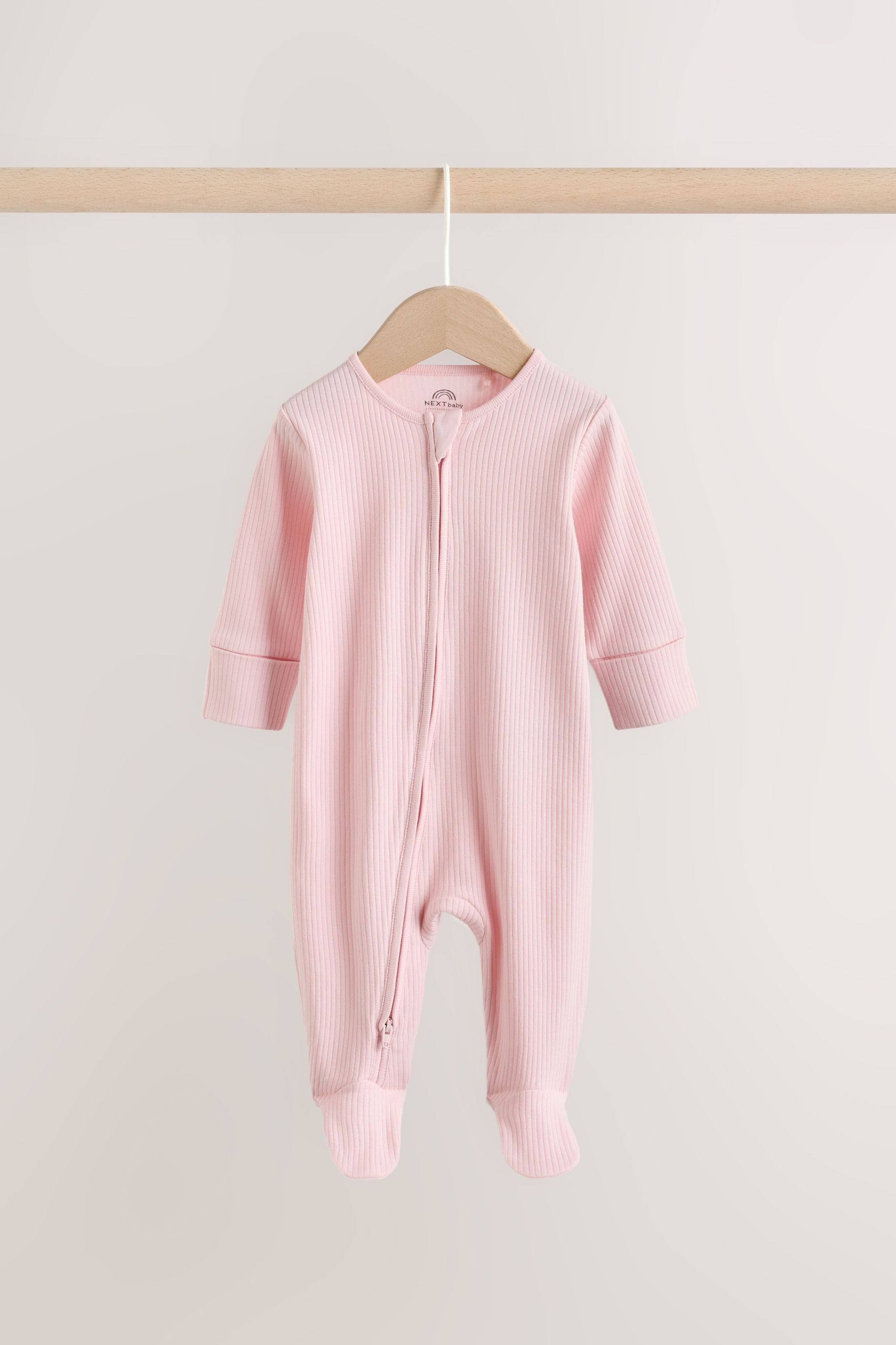Next Schlafoverall Babyschlafanzüge mit Zweiwege-RV, 3er-Pack (3-tlg) – Bild 5 von 5