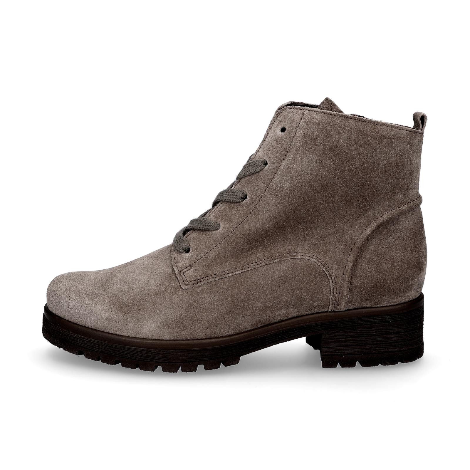 Gabor Gabor Damen Leder Schnürstiefelette taupe Stiefelette günstig online kaufen