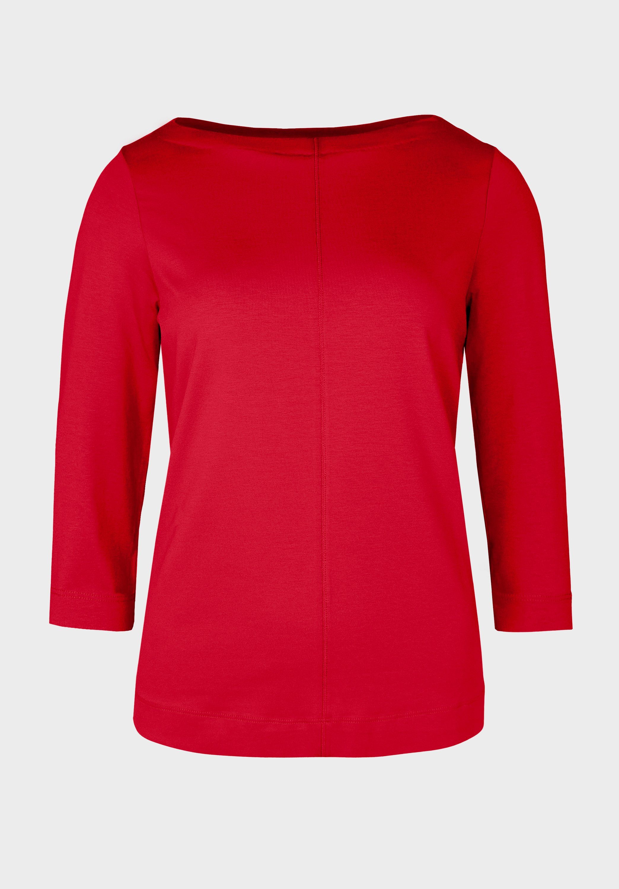 bianca Look DIELLA red modernem angesagten 3/4-Arm-Shirt in Trendfarben pepper und