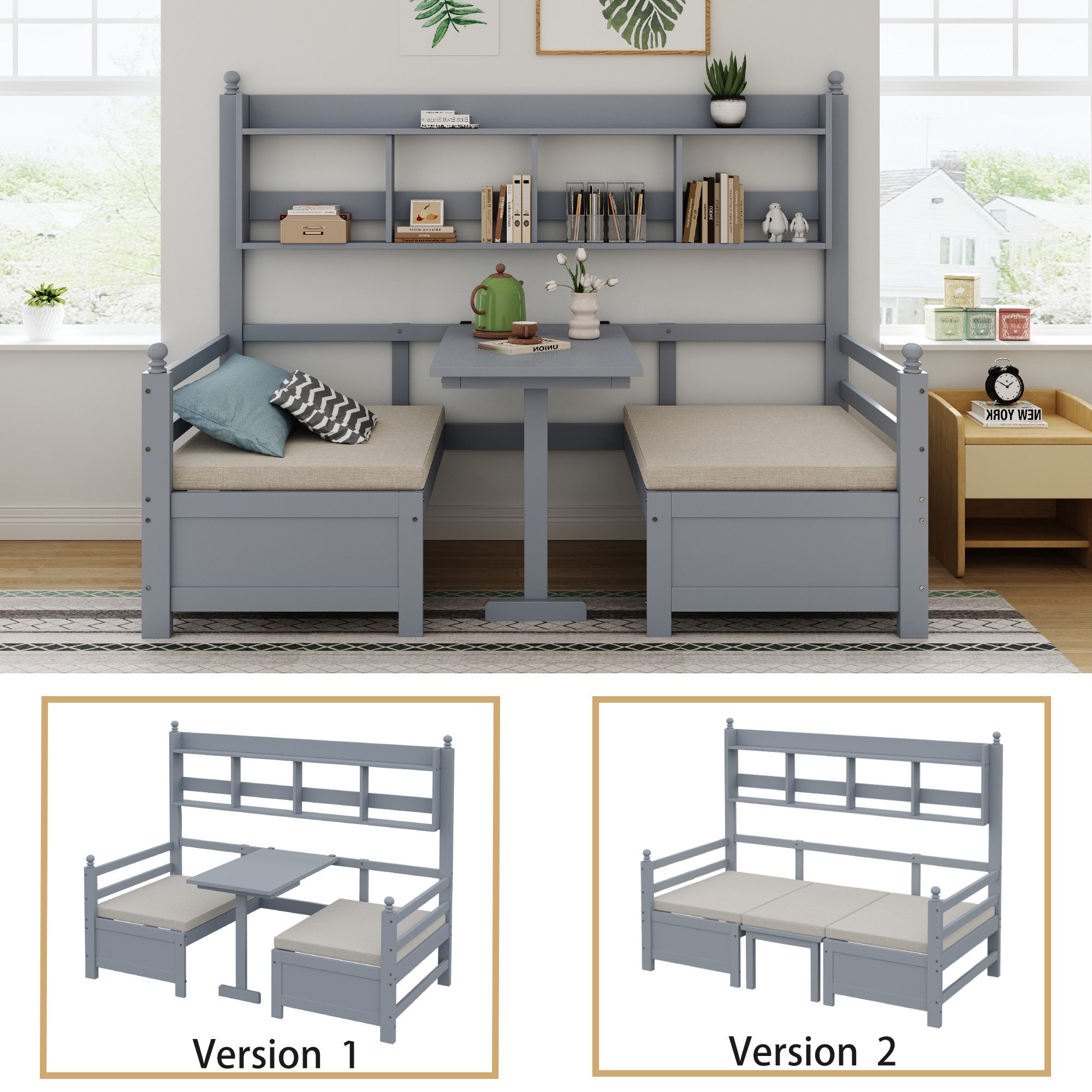 REDOM Kinderbett Einzelbett Schlafsofa Holzbett (Mit günstig online kaufen