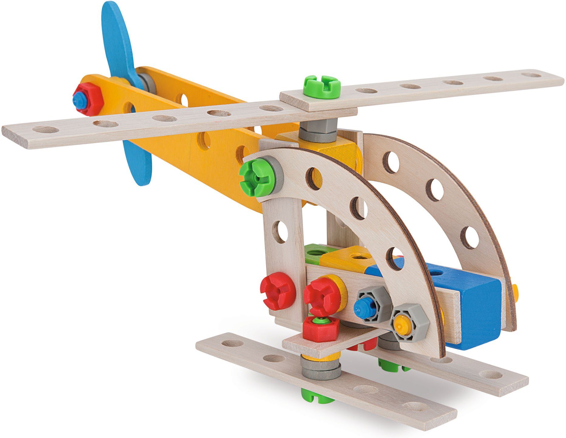 Eichhorn Constructor Kranwagen, 70tlg. Konstruktionsspielsteine, (70 St), Made in Germany